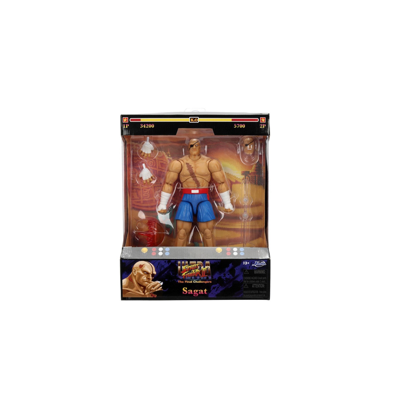 Ultra Street Fighter II: The Final Challengers Actionfigur 1/12 Sagat 19 cm