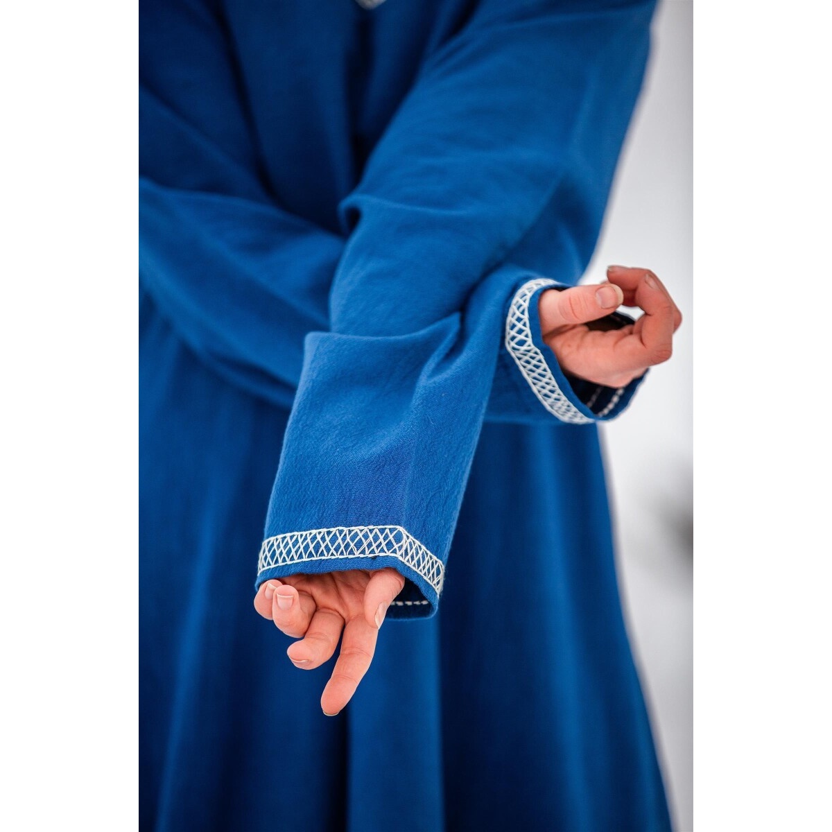 Medieval Viking Dress Brigida blue