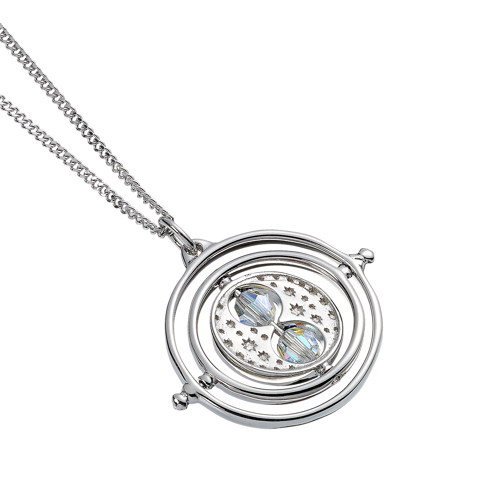 Harry Potter - Time-Turner Necklace with Crystals Silver
