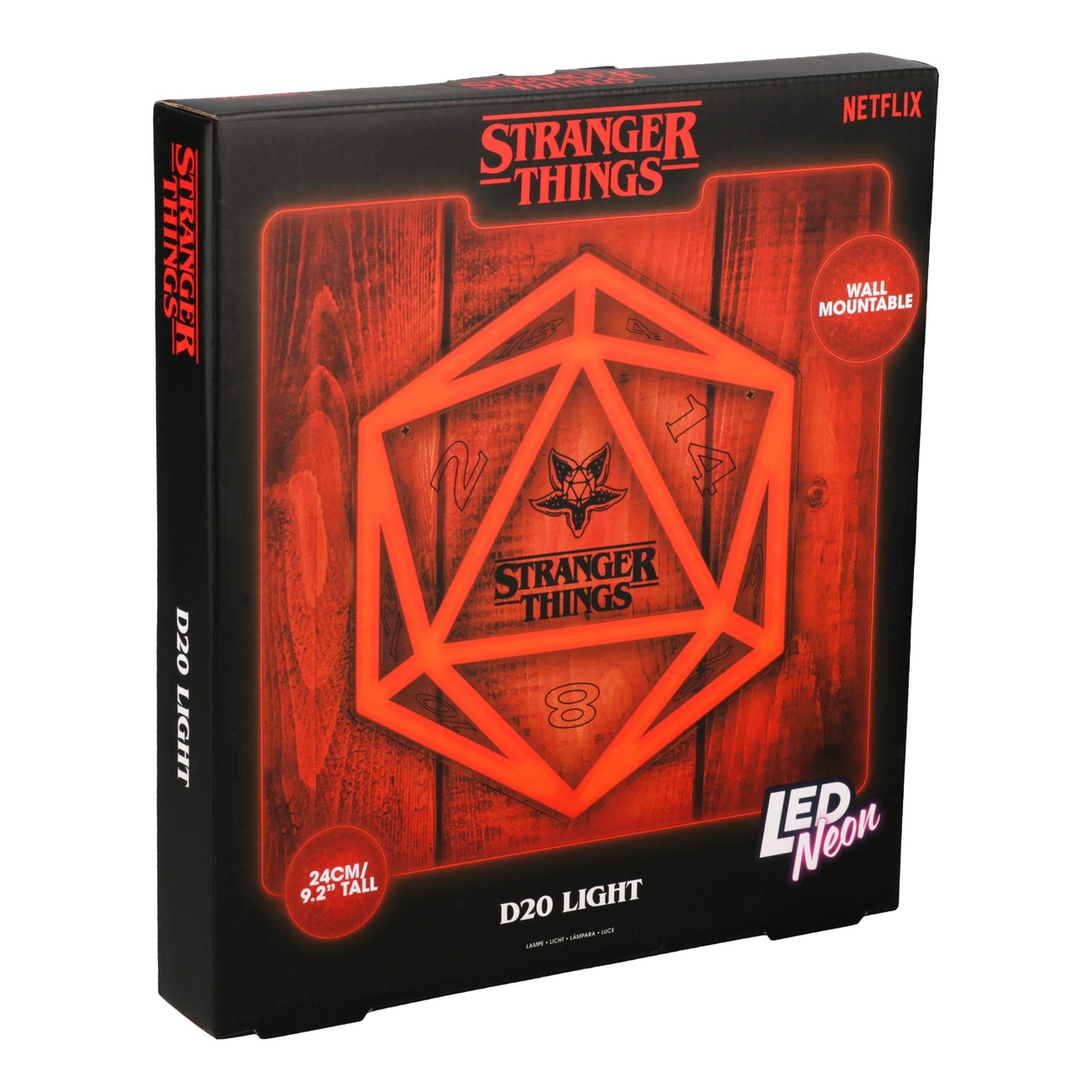 Stranger Things 5 LED Neon Wall Light