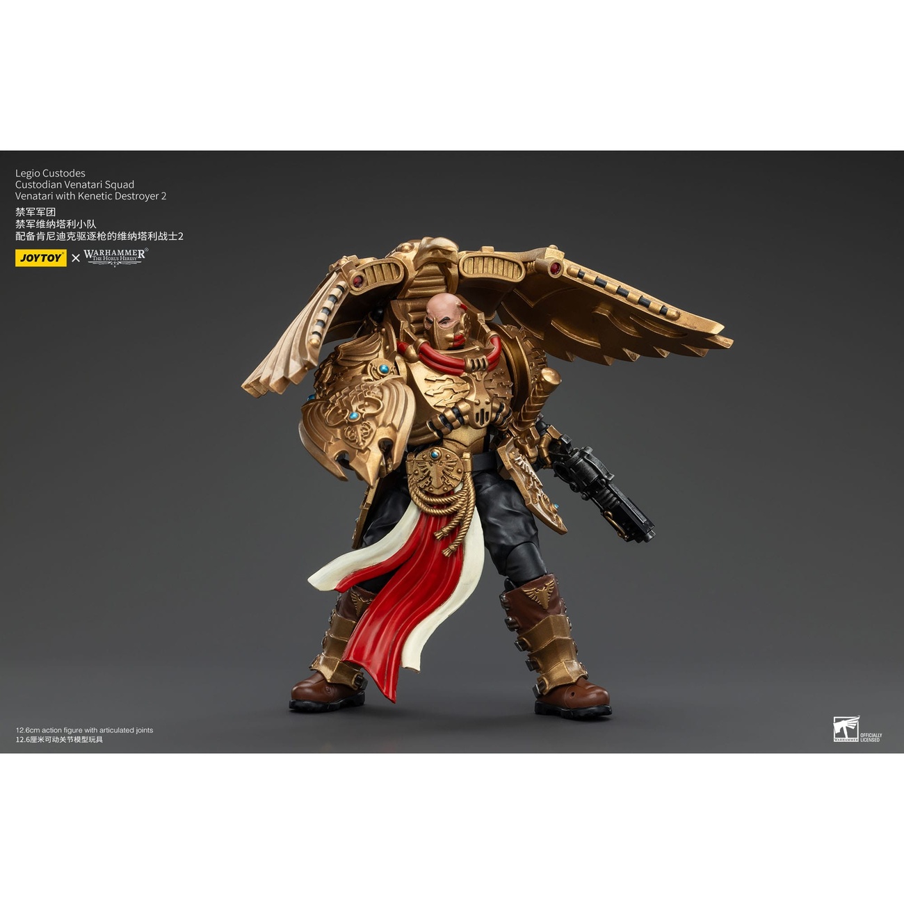 Warhammer The Horus Heresy Actiefiguur 1/18 Legio Custodes Custodian Venatari Squad Venatari with Kinetic Destroyer 2 13