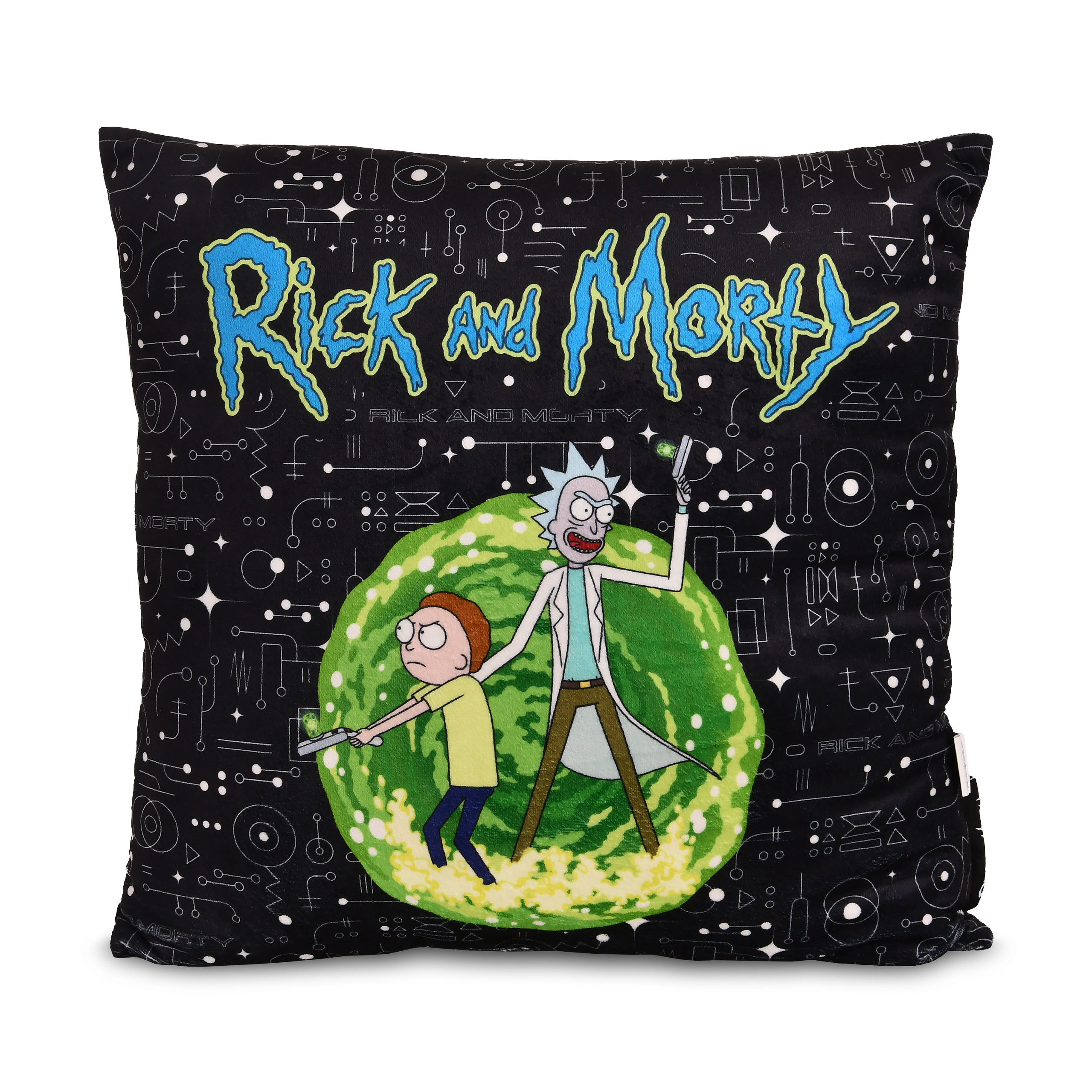 Rick and Morty - Portal and Science Pillow