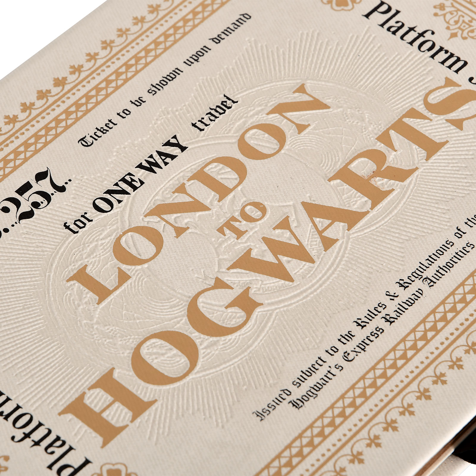 Harry Potter - Hogwarts Express Ticket Premium Notitieboek A5
