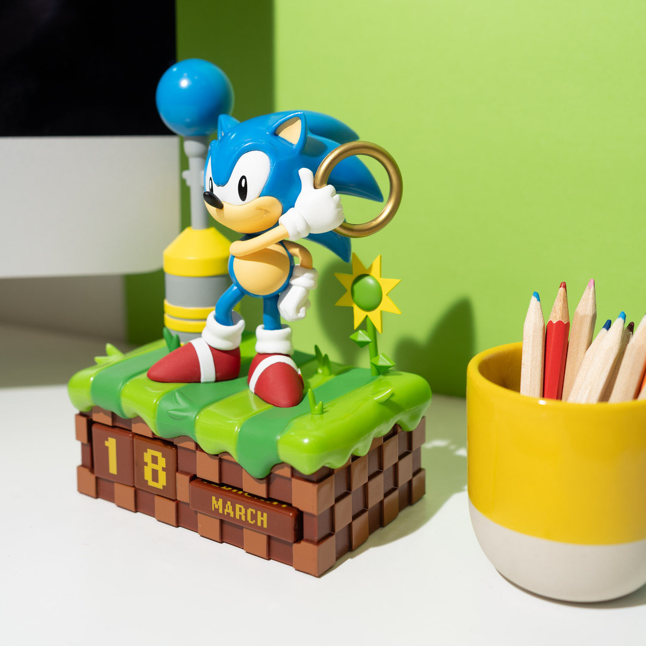 Sonic the Hedgehog calendario eterno 3D Sonic