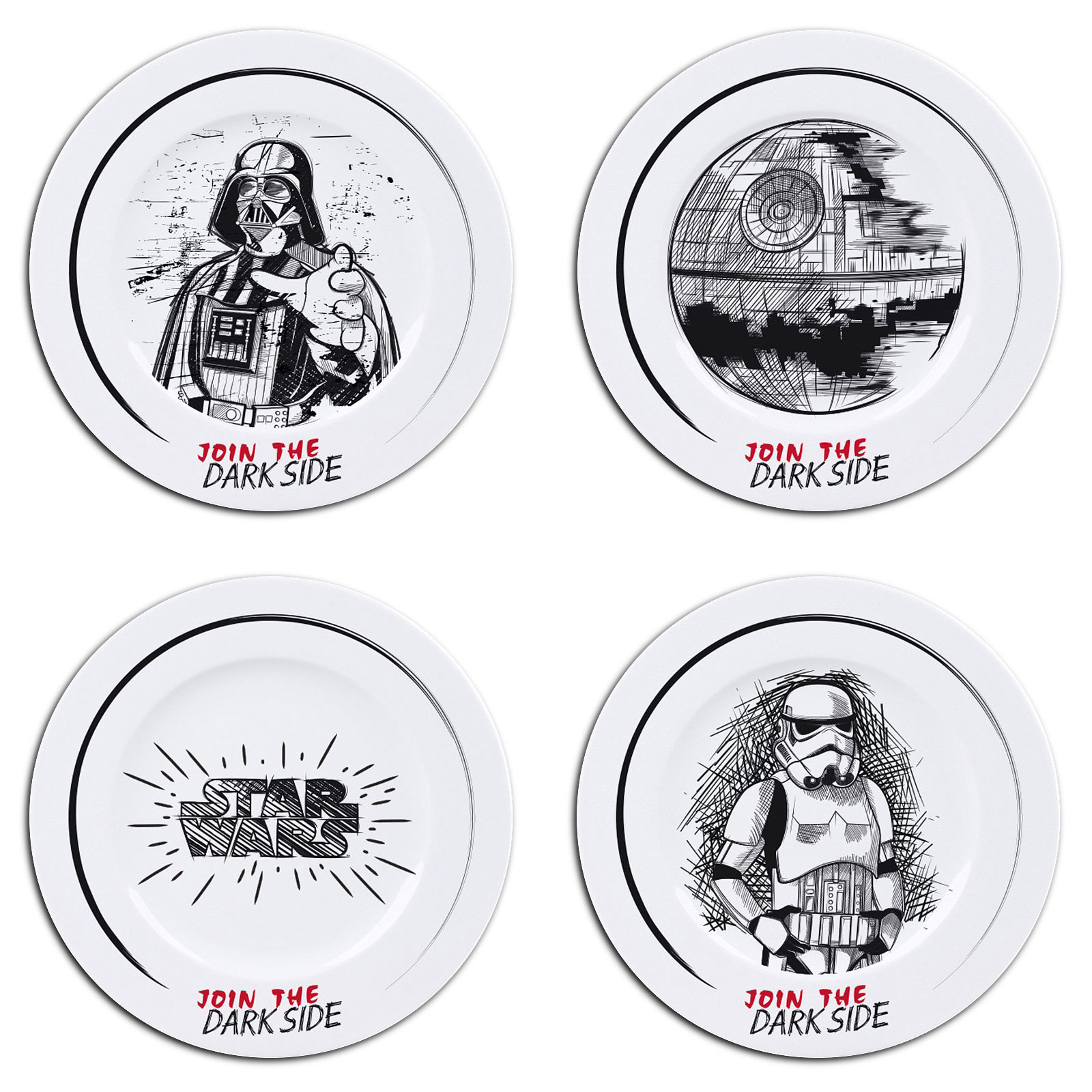 Star Wars - Join the Dark Side Plate Set