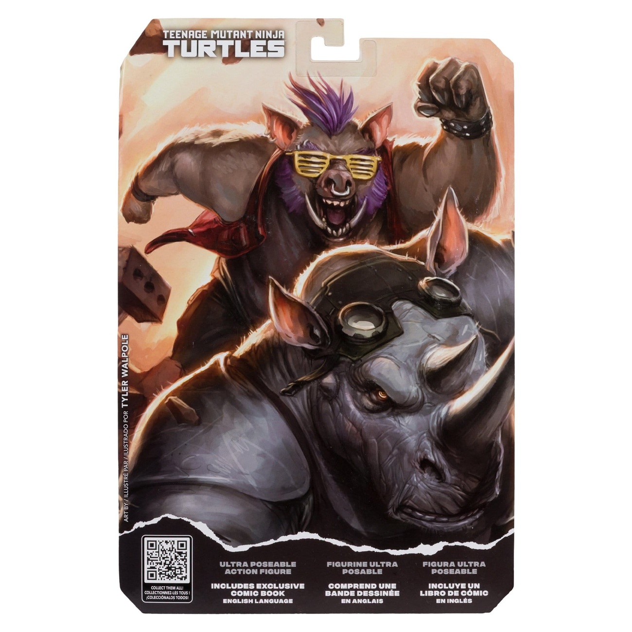 Teenage Mutant Ninja Turtles Page Punchers figurine articulée Bebop 16 cm