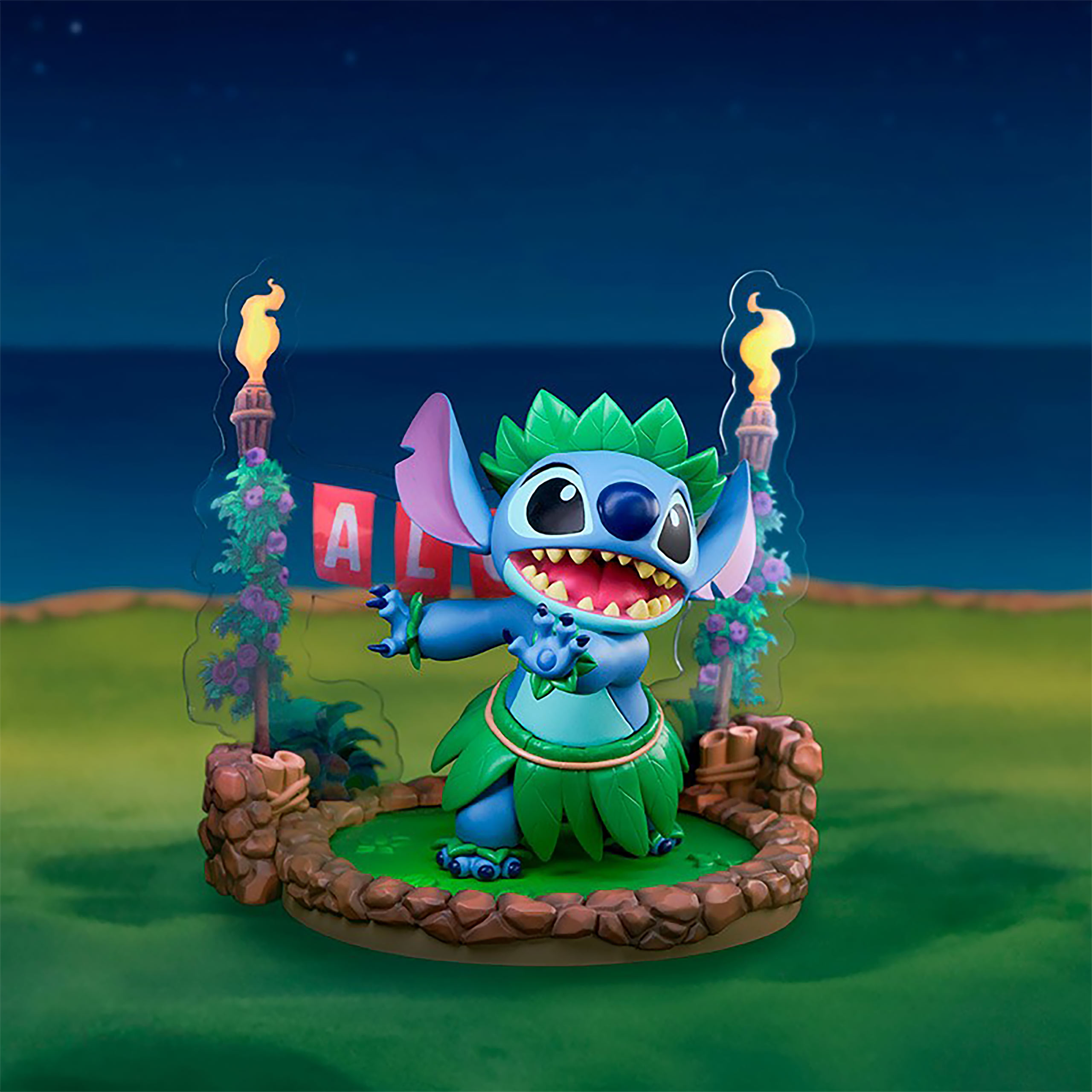 Stitch Hula Dansfiguur - Lilo & Stitch