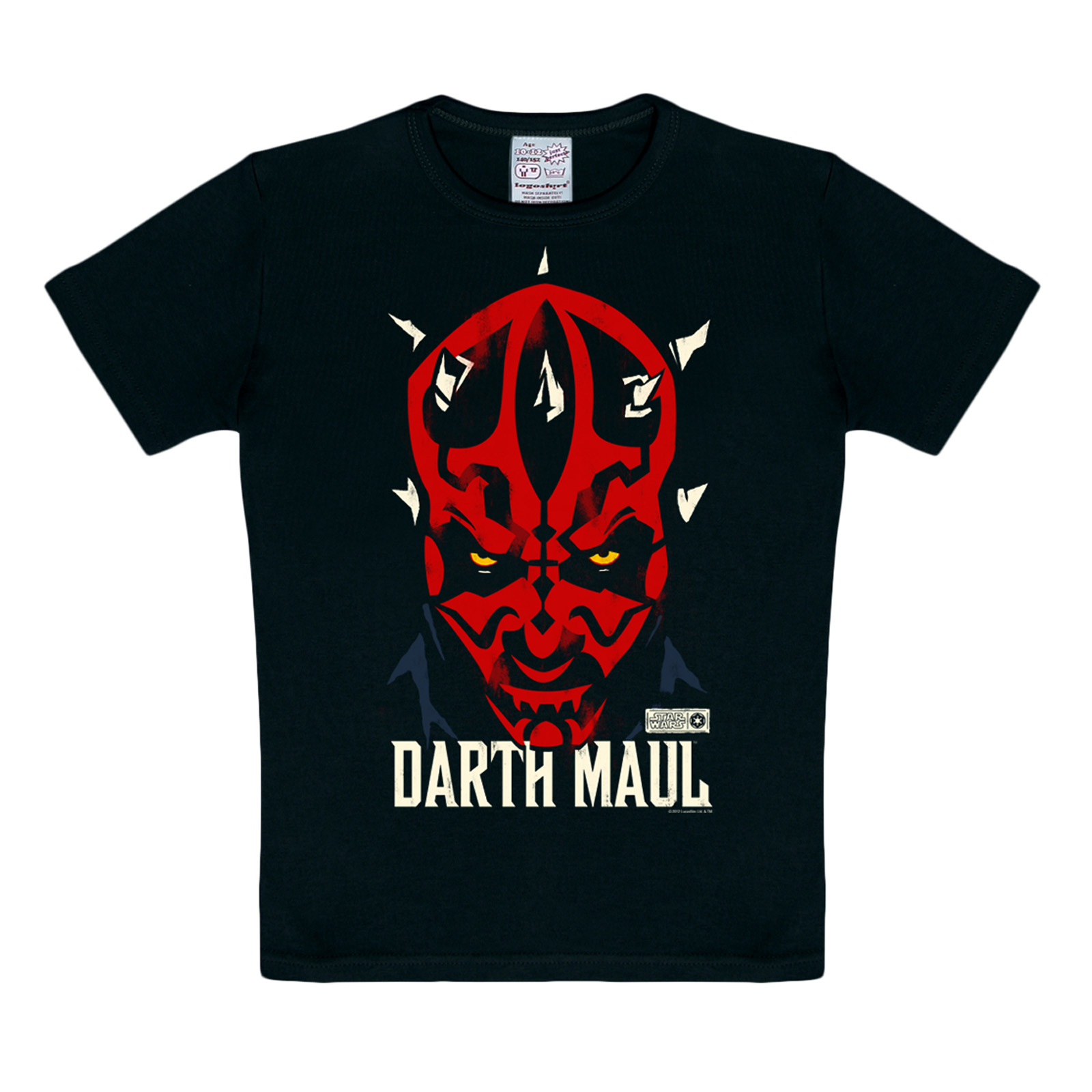 Star Wars - T-shirt pour enfants Darth Maul noir