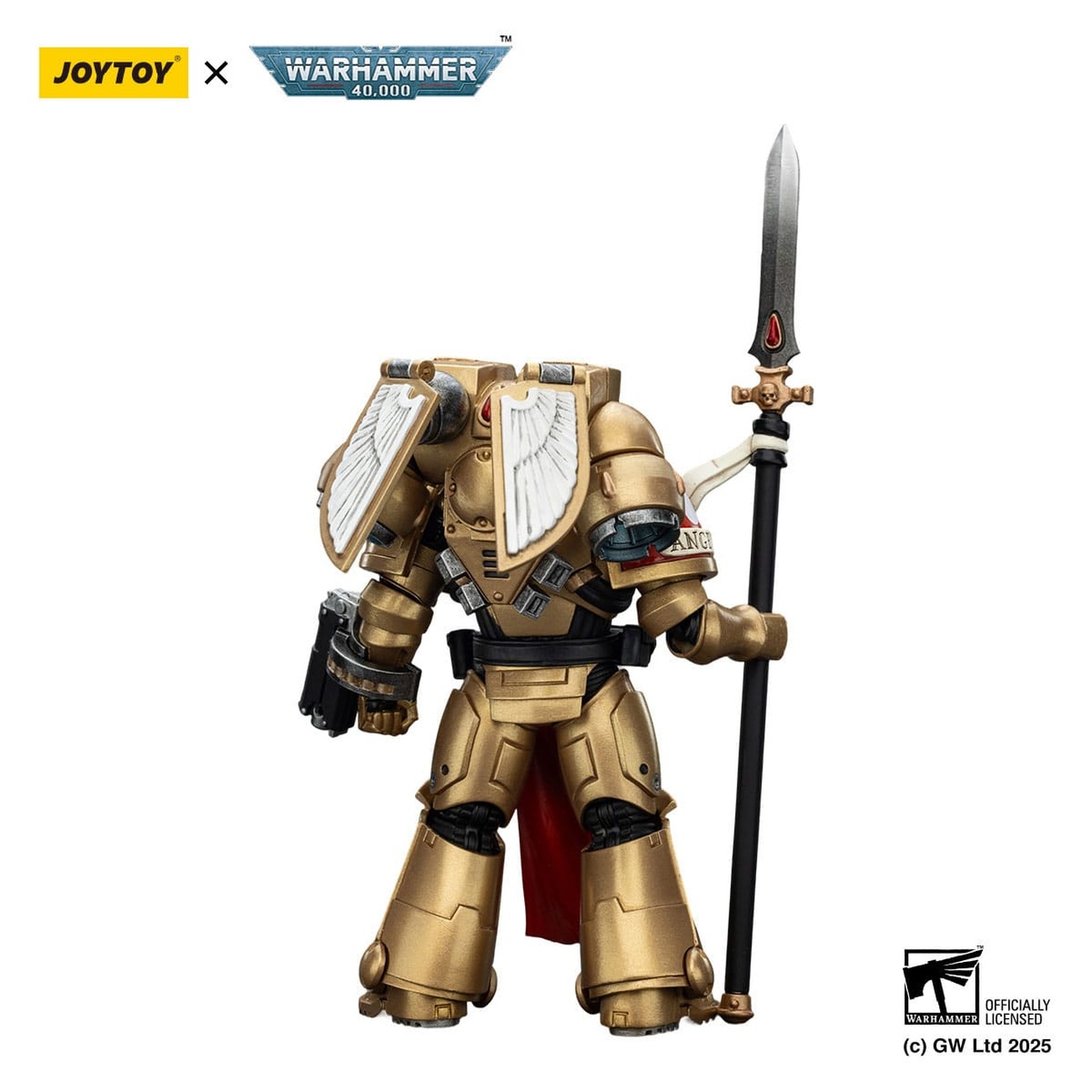 Warhammer 40,000: Combat Patrol Blood Angels Figura de acción Sanguinary Guard 2 con Angelus Boltgun y Encarmine Spear 20 cm