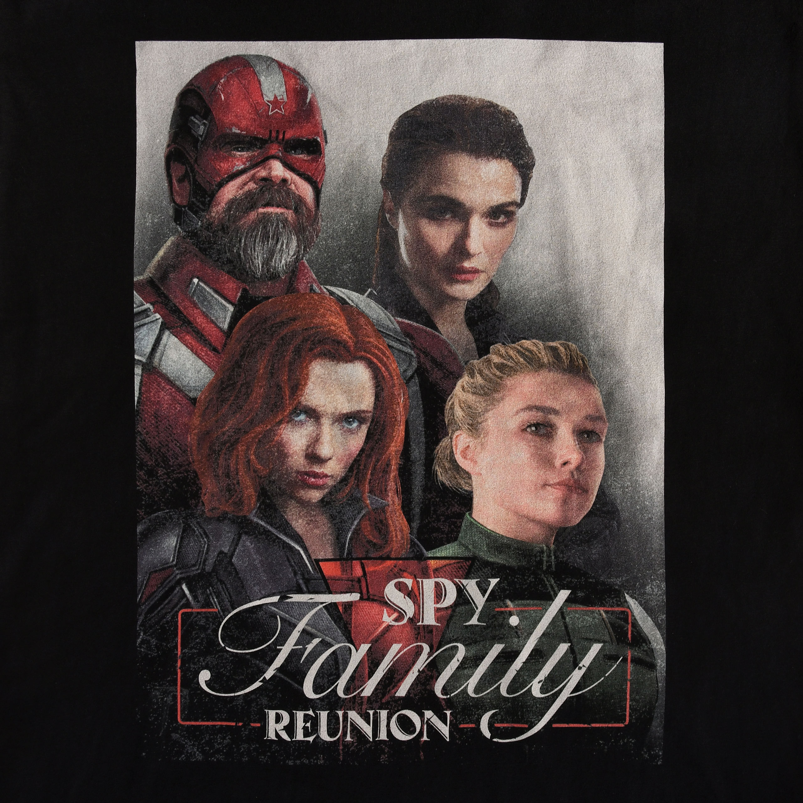 Black Widow - Spy Family Reunion T-Shirt Zwart