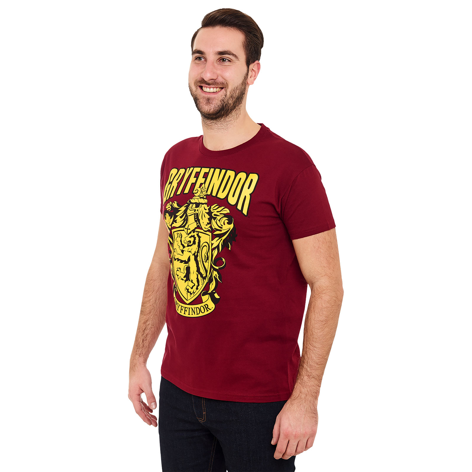 Harry Potter - T-shirt rouge blason Gryffondor