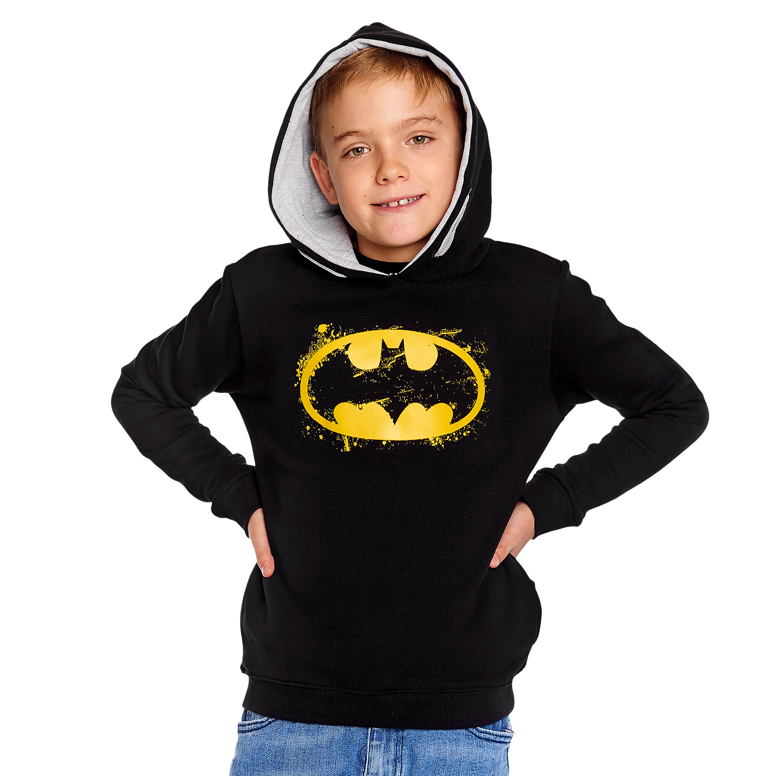 Batman - Logo Kinder Hoodie Zwart