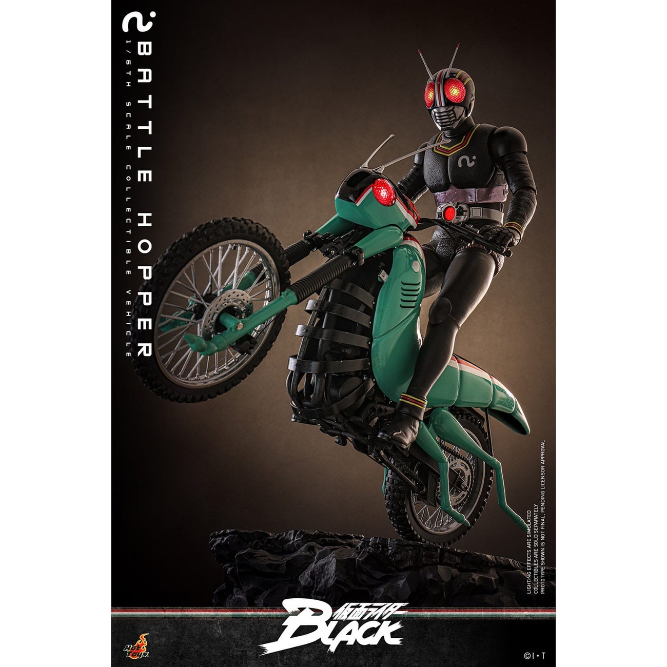 Kamen Rider Black - Battle Hopper Vehicle Figure 1:6 | Elbenwald