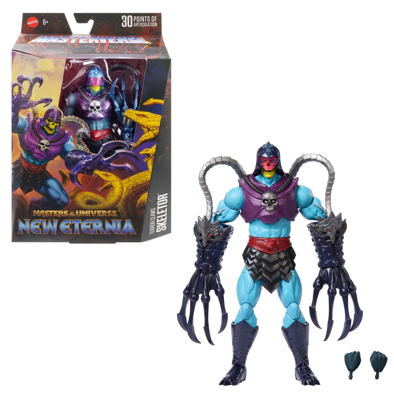 Masters of the Universe New Eternia actiefiguur Terror Claws Skeletor 18 cm