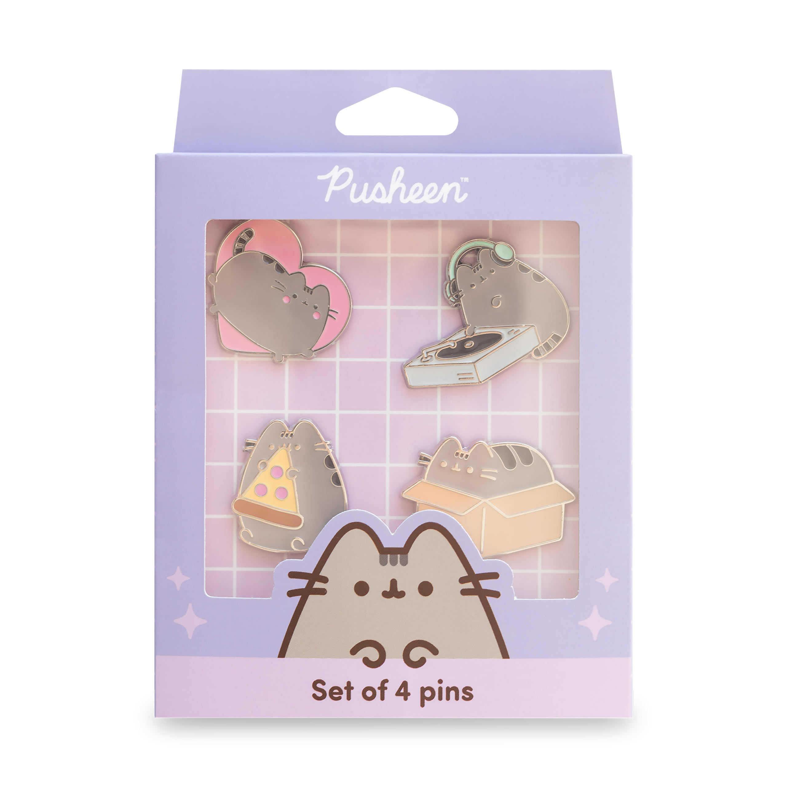 Pusheen - Set di 4 Spille