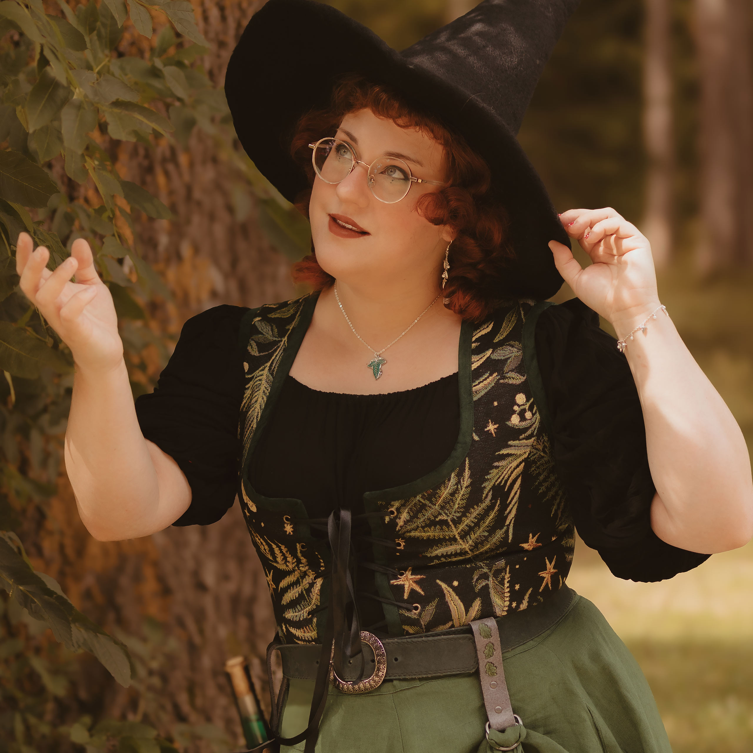 Collana con spilla a foglia - Il signore degli anelli