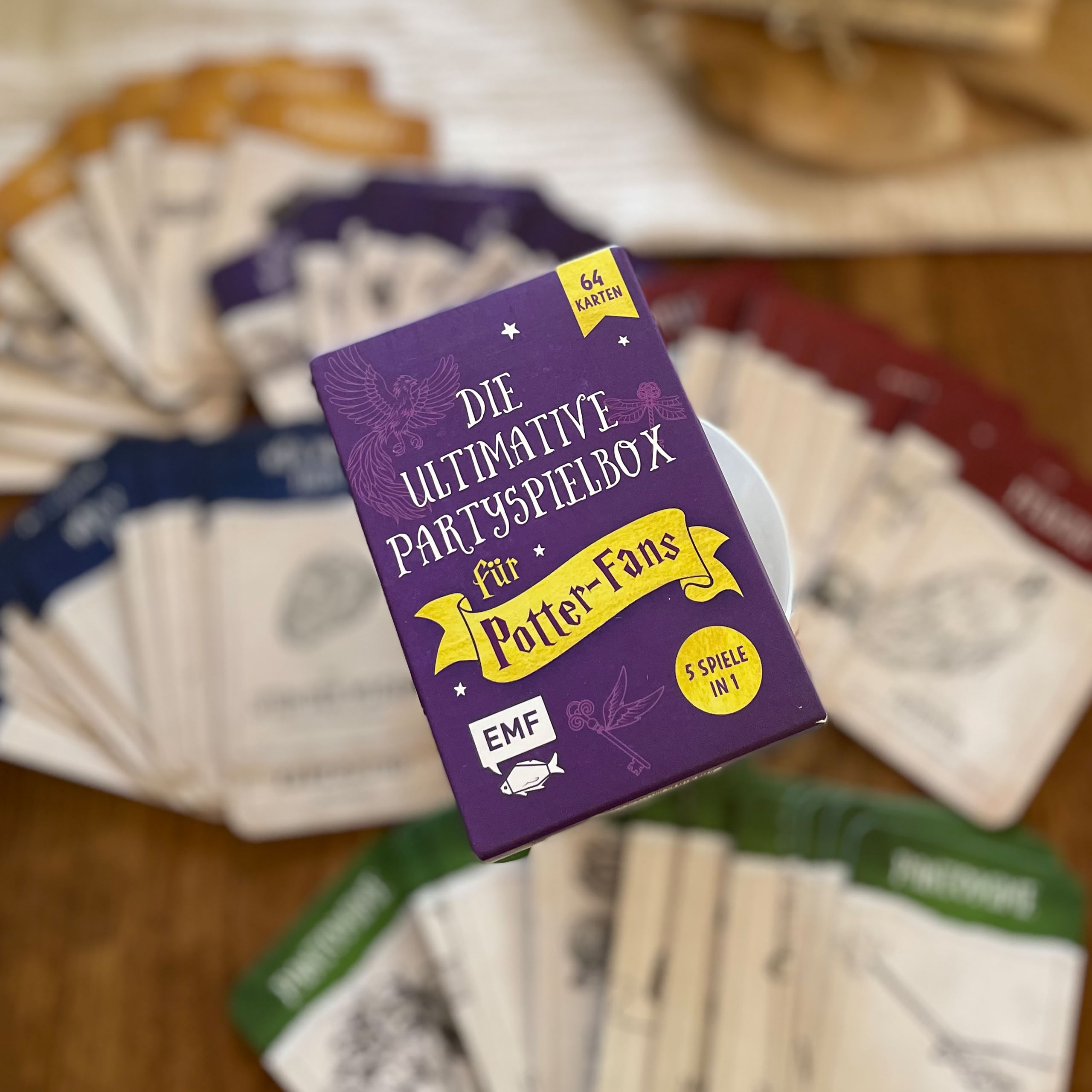Die ultimative Partyspielbox für Harry Potter-Fans - Spielkarten