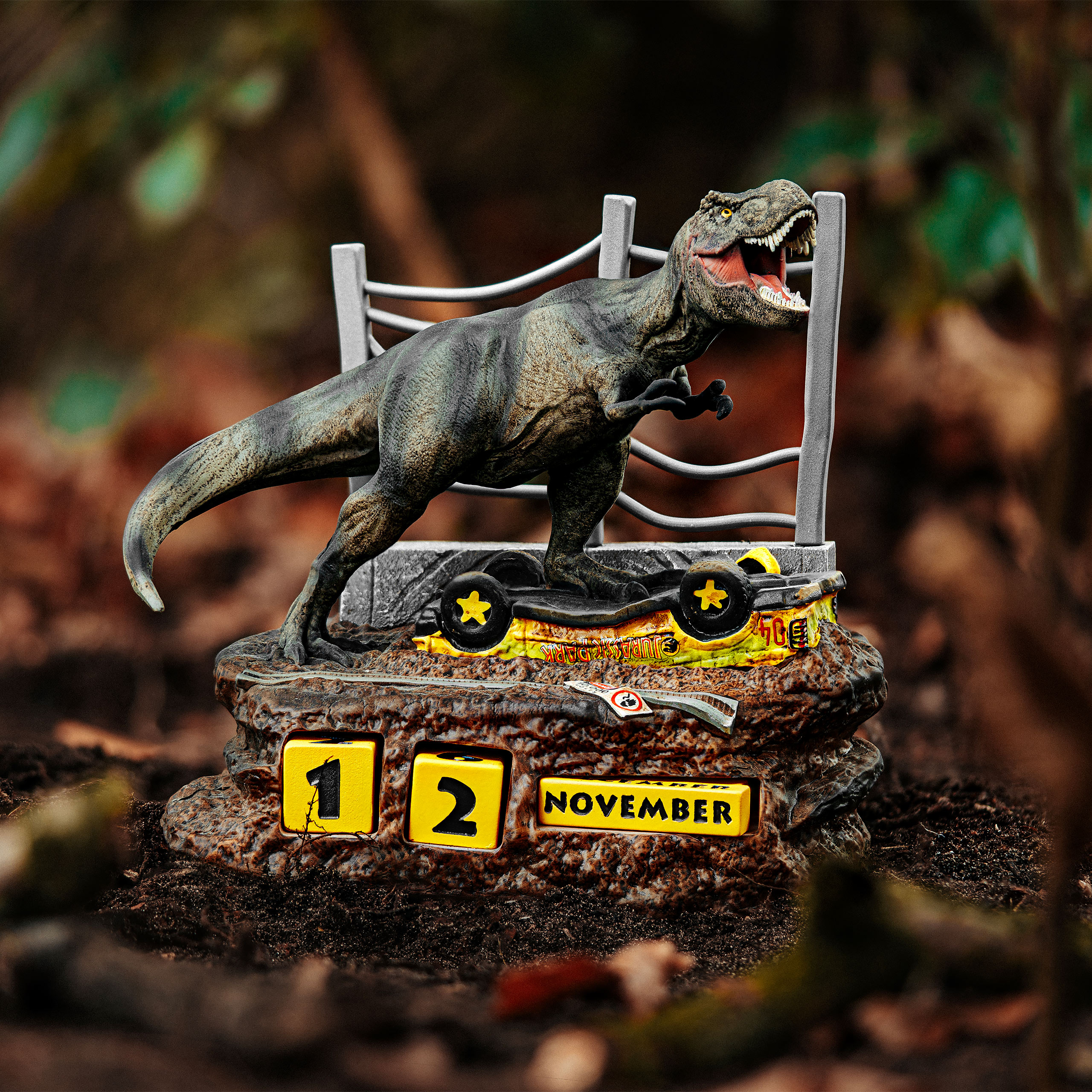 Jurassic Park - T-Rex 3D Annual Calendar