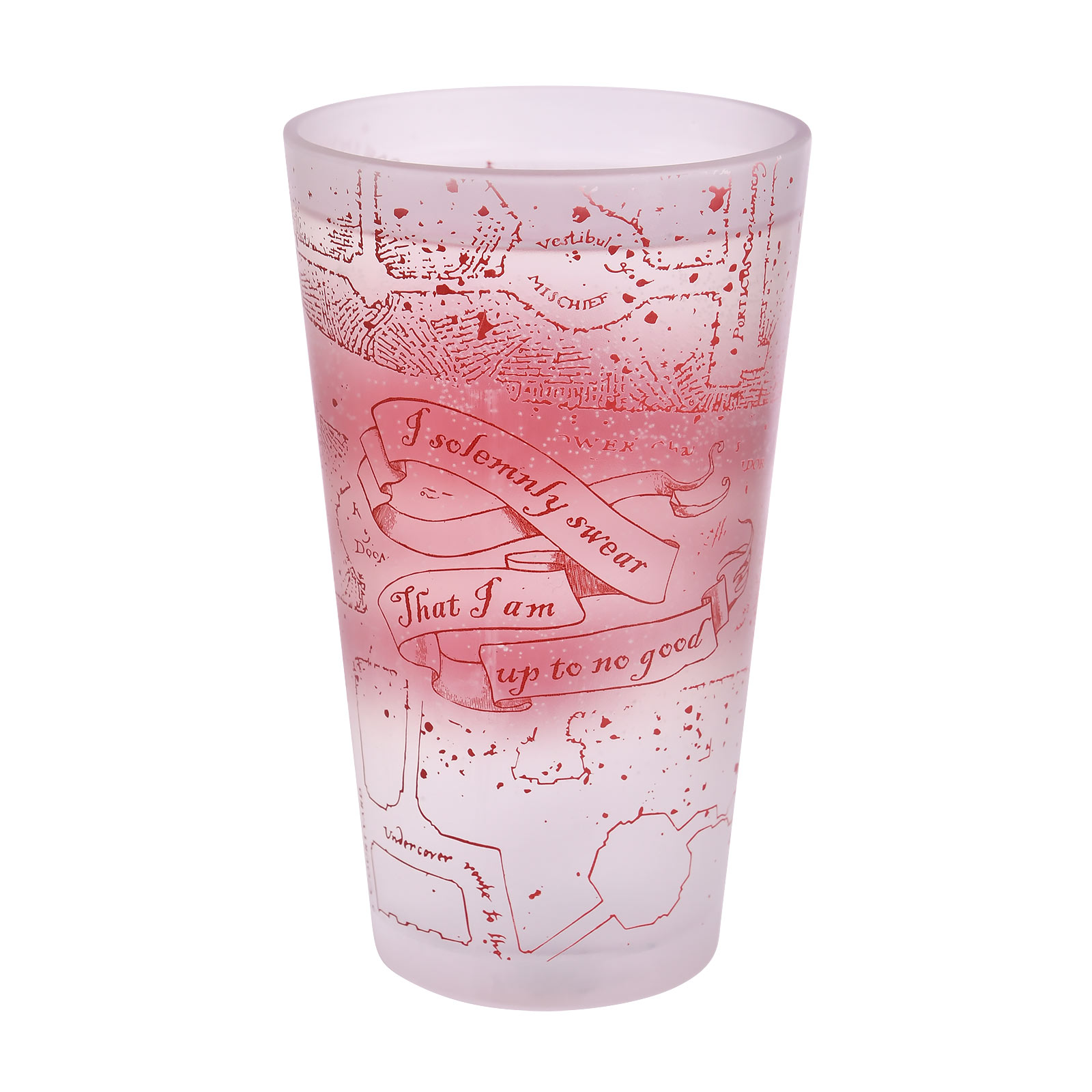 Harry Potter - Marauders Map Cold Effect Glass