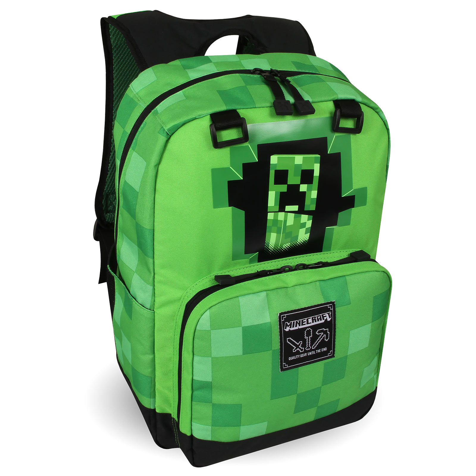 Minecraft - Creeper Inside backpack green