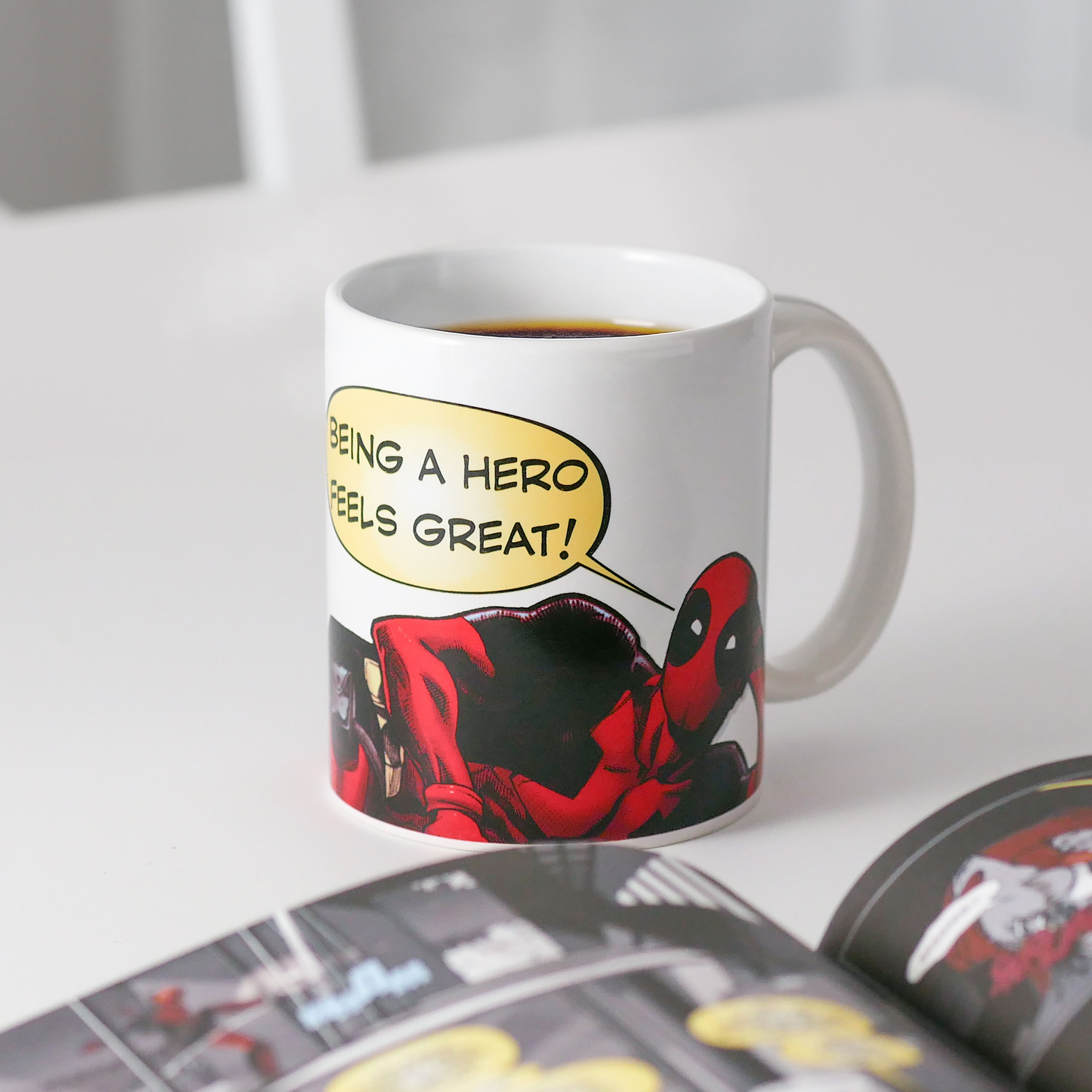 Deadpool - Being A Hero Tasse