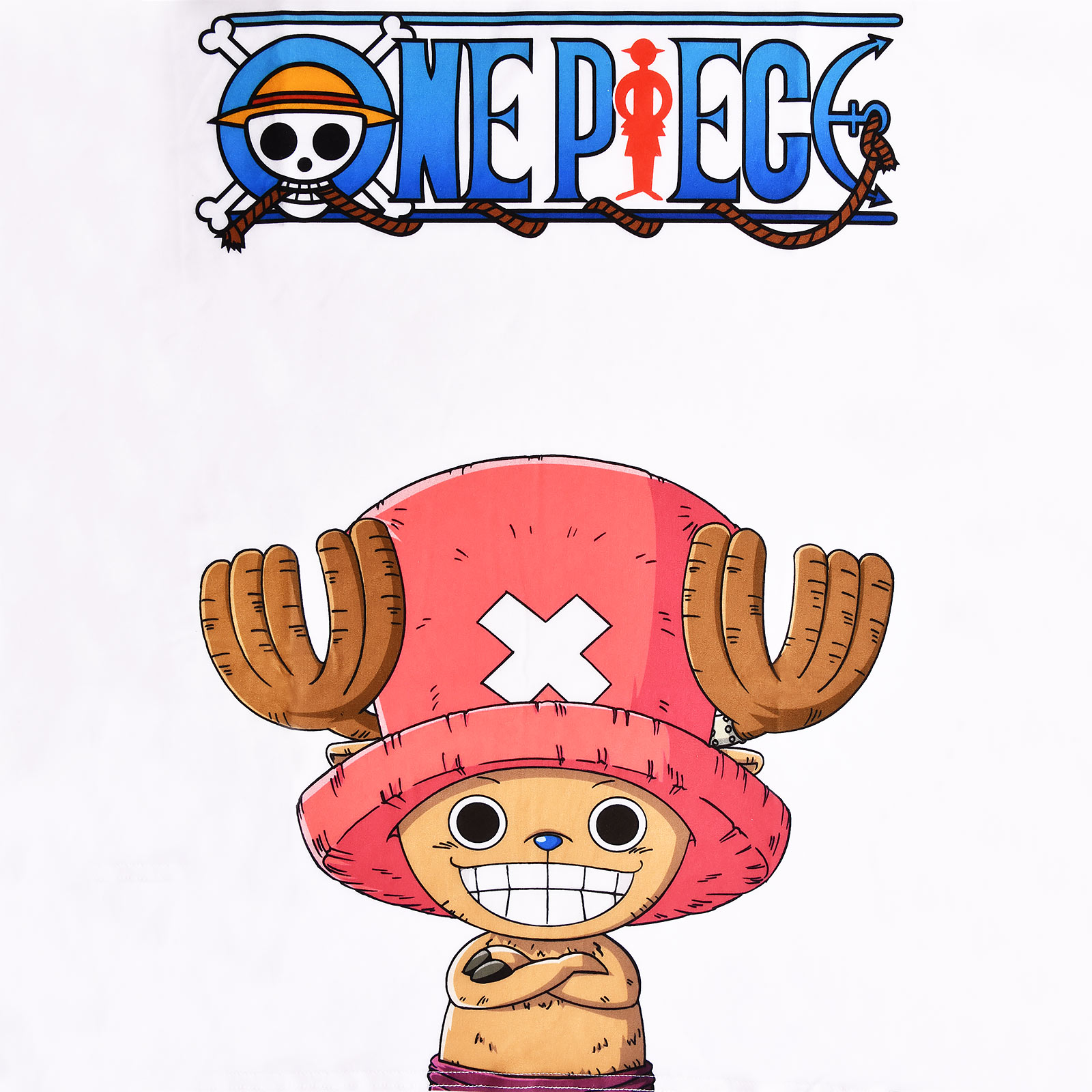 One Piece - Chopper Dames Losse Pasvorm T-Shirt Wit