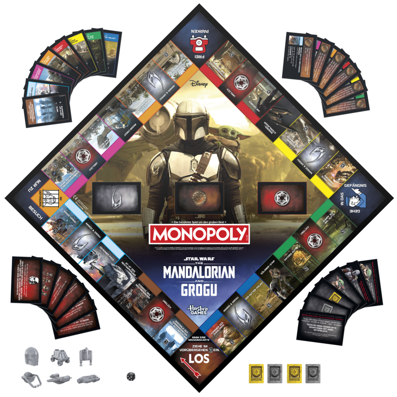 Mandalorian en Grogu Monopoly - Star Wars The Mandalorian