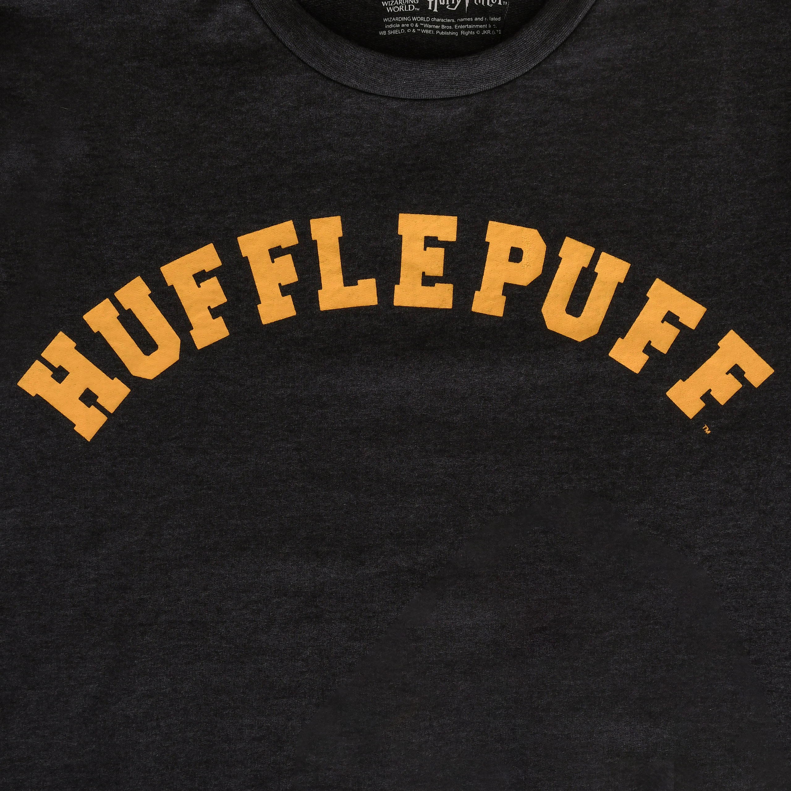 Harry Potter - Pull de collège Hufflepuff gris