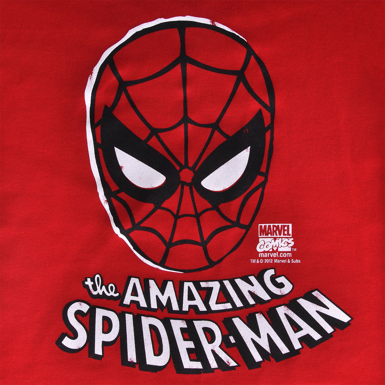 Spider-Man - Mask Kinder T-Shirt rot
