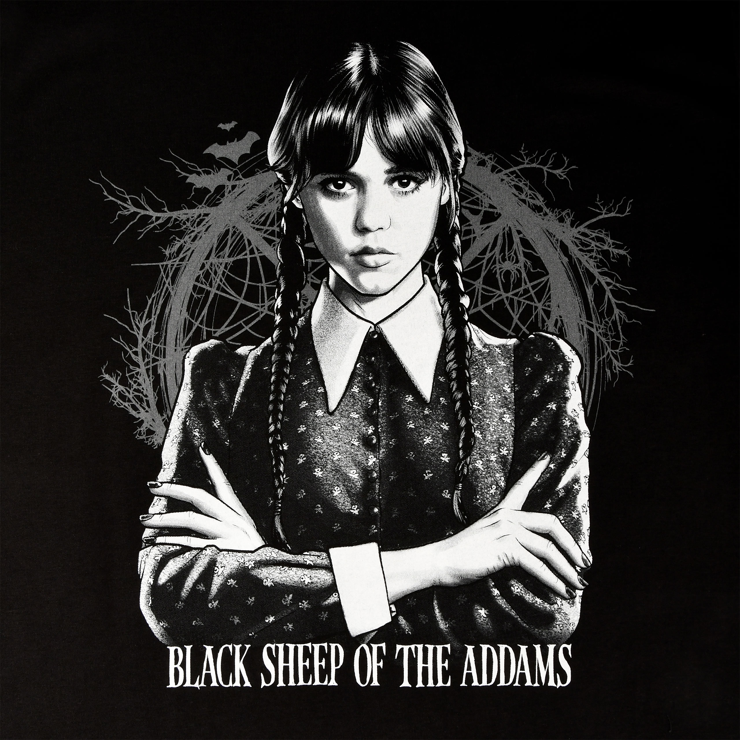 Mercredi - T-shirt Black Sheep noir