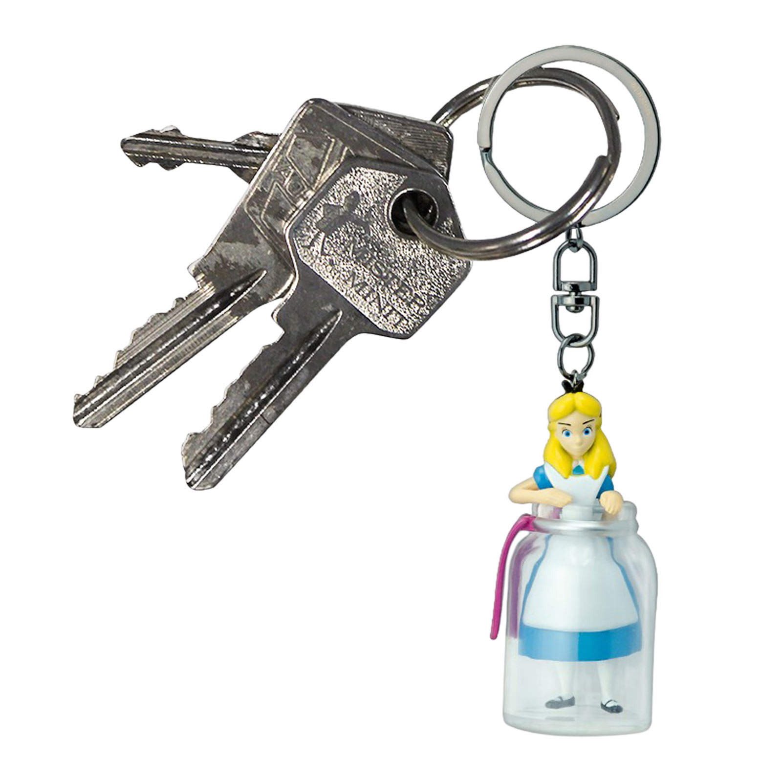 Alice in Wonderland - Alice in Bottle 3D Keychain