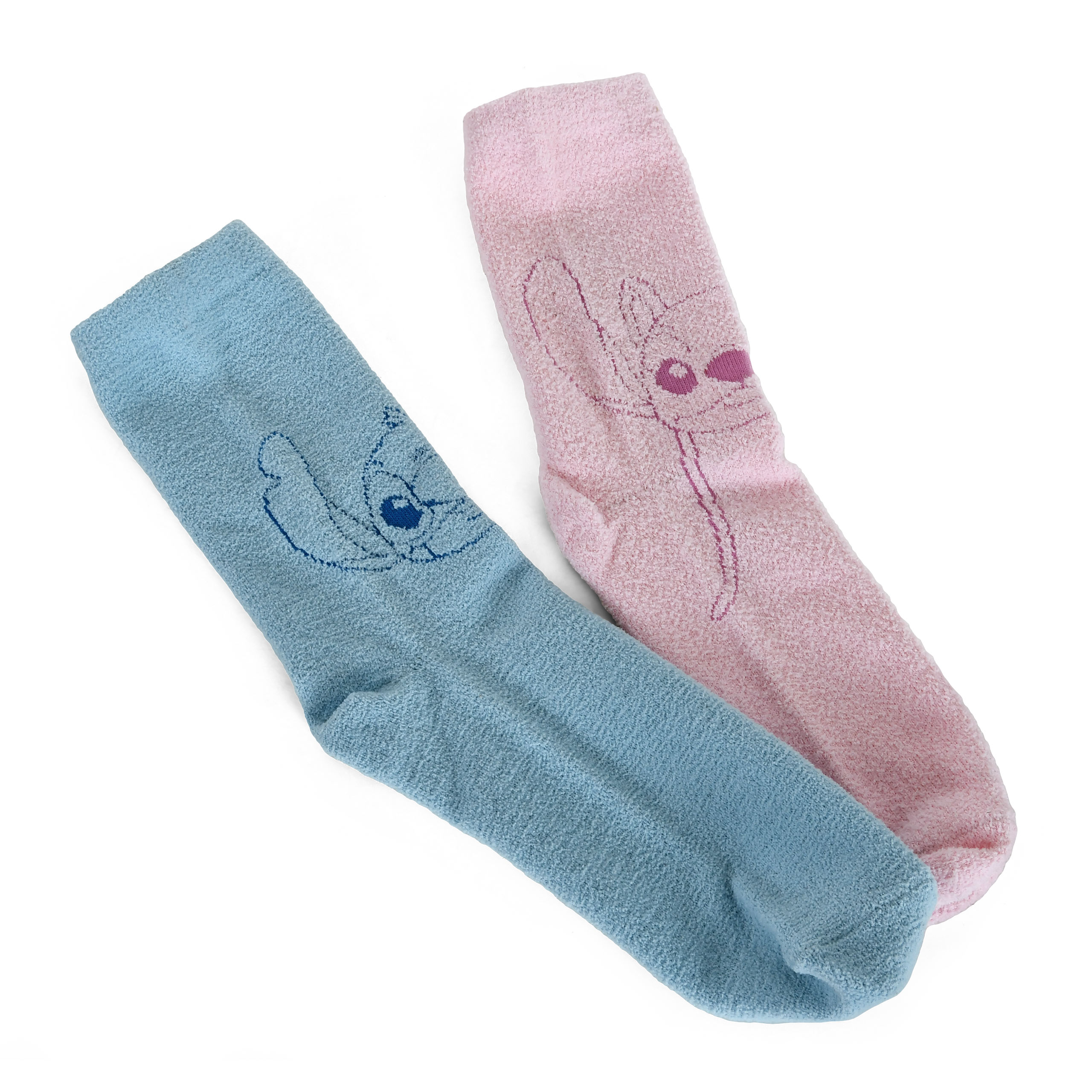 Stitch y Angel Pack de 2 calcetines en caja de regalo - Lilo & Stitch