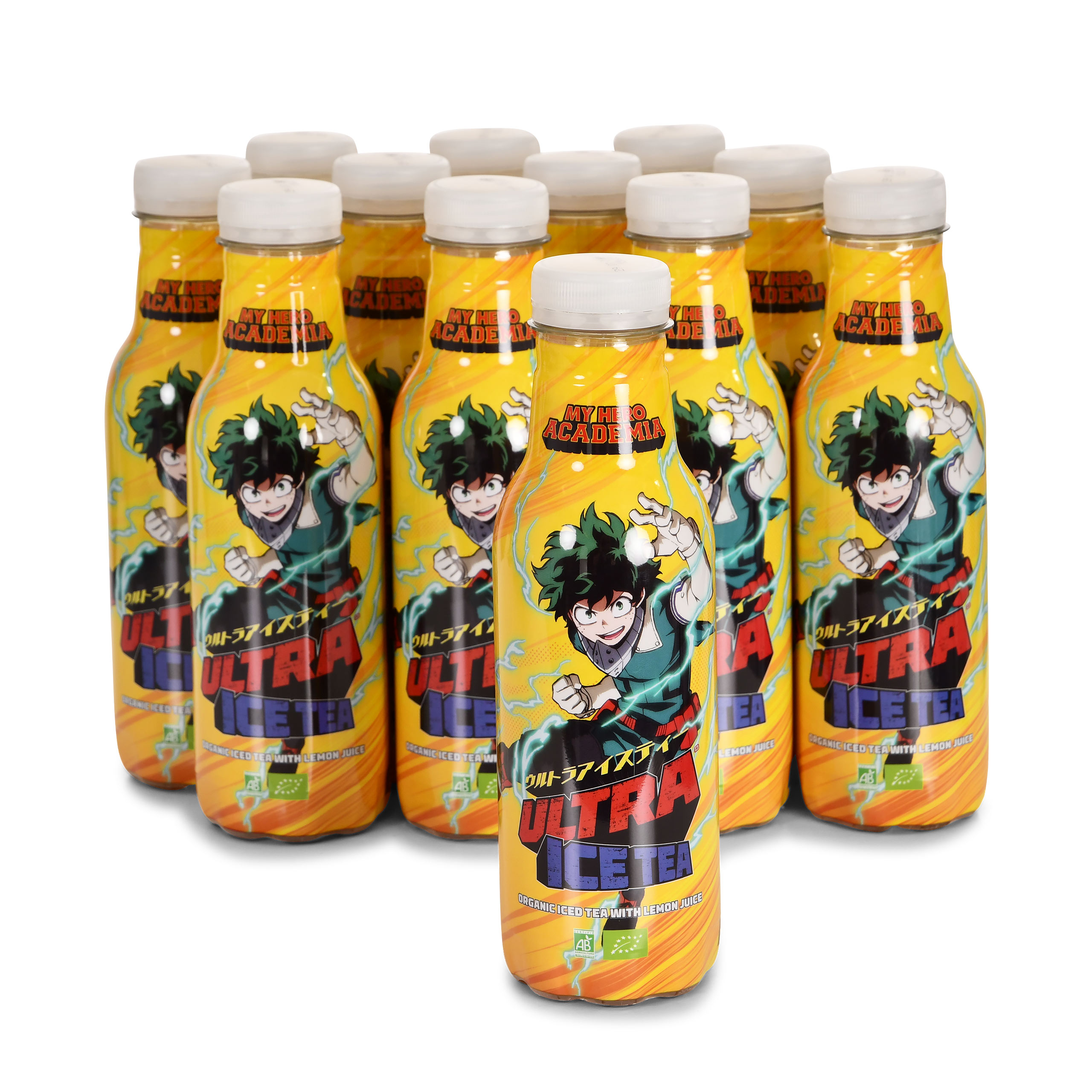 My Hero Academia - Izuku Ultra Organic Iced Tea Lemon 12 Pack | Elbenwald