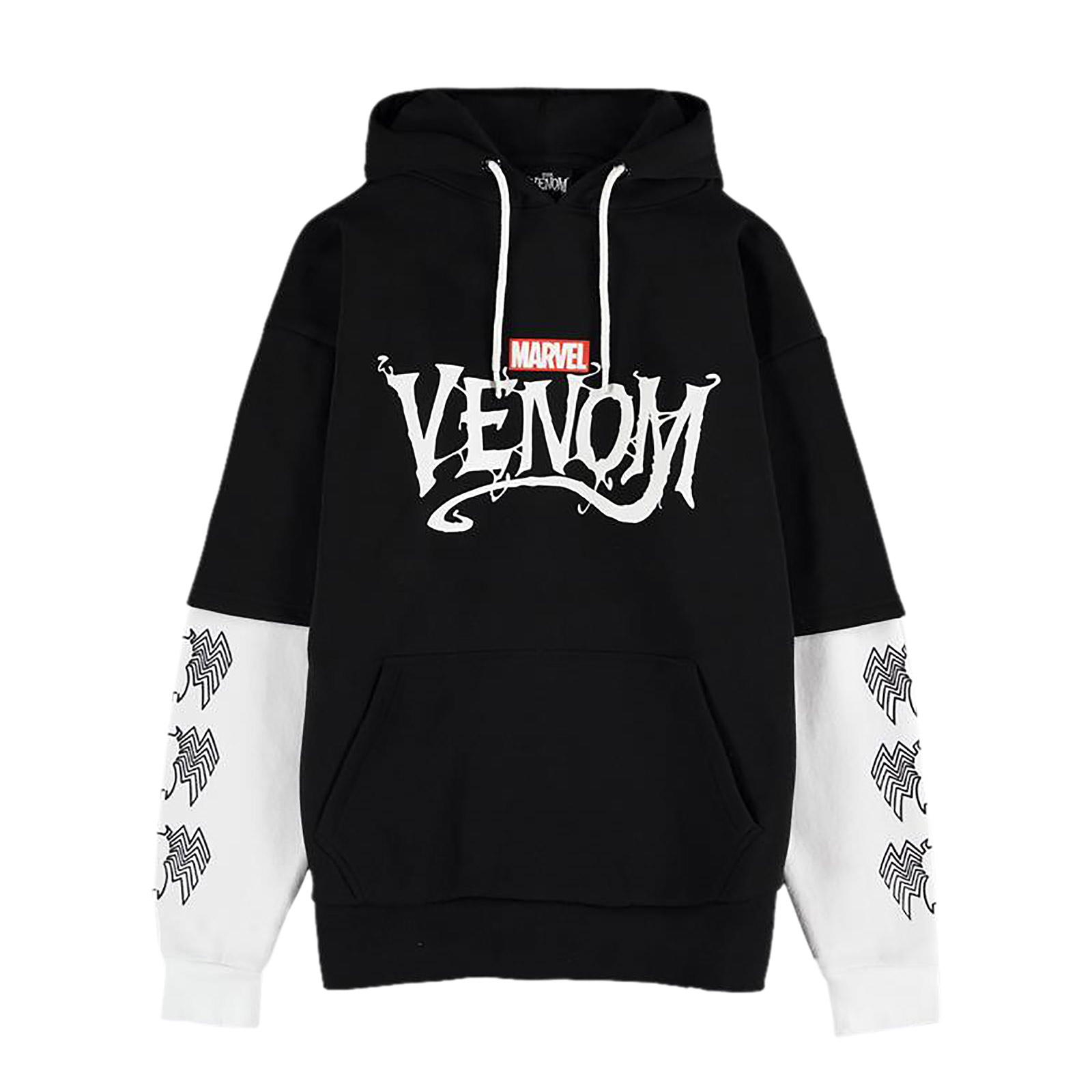 Venom - Logo Hoodie schwarz-weiß