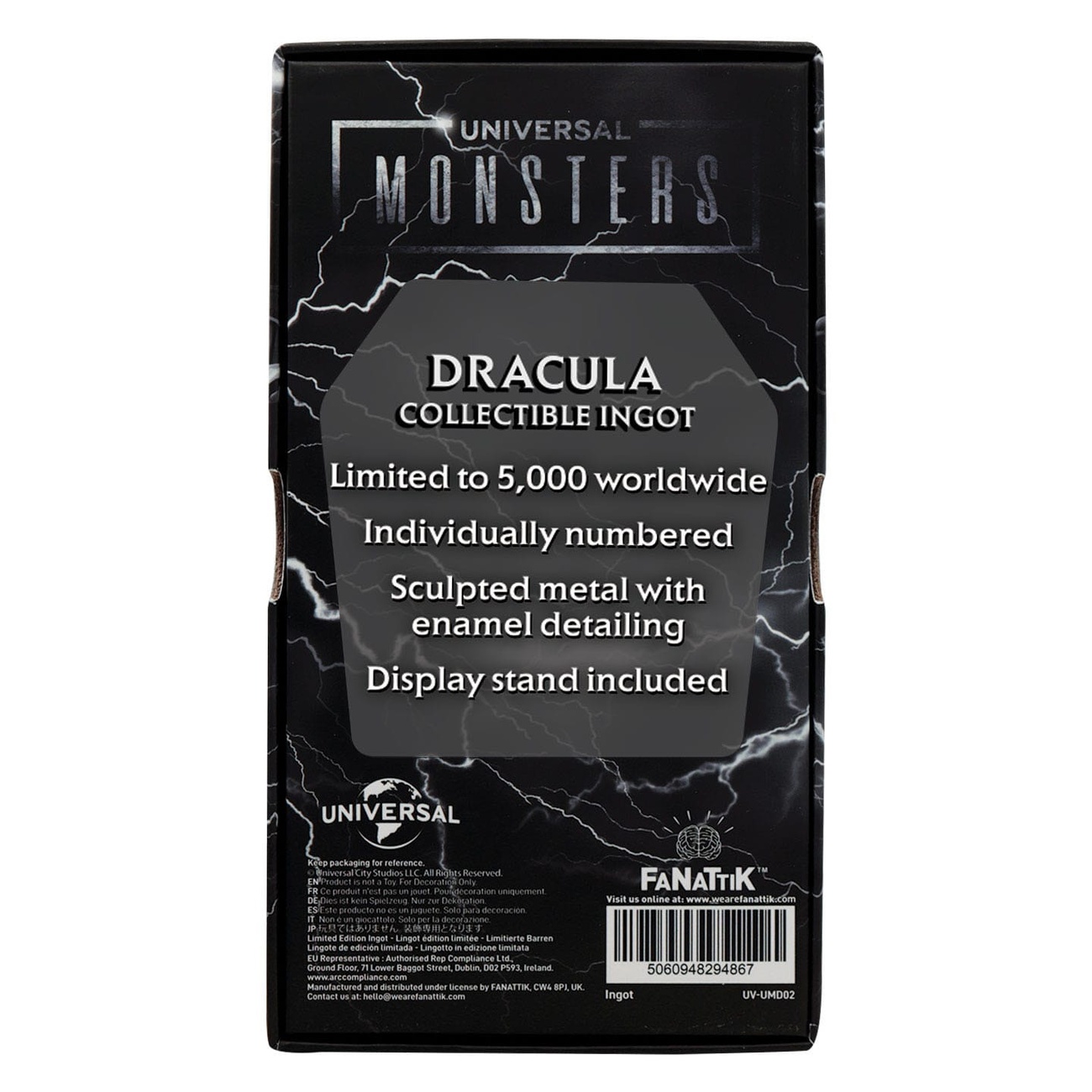 Universal Monsters Metallbarren Dracula Limited Edition