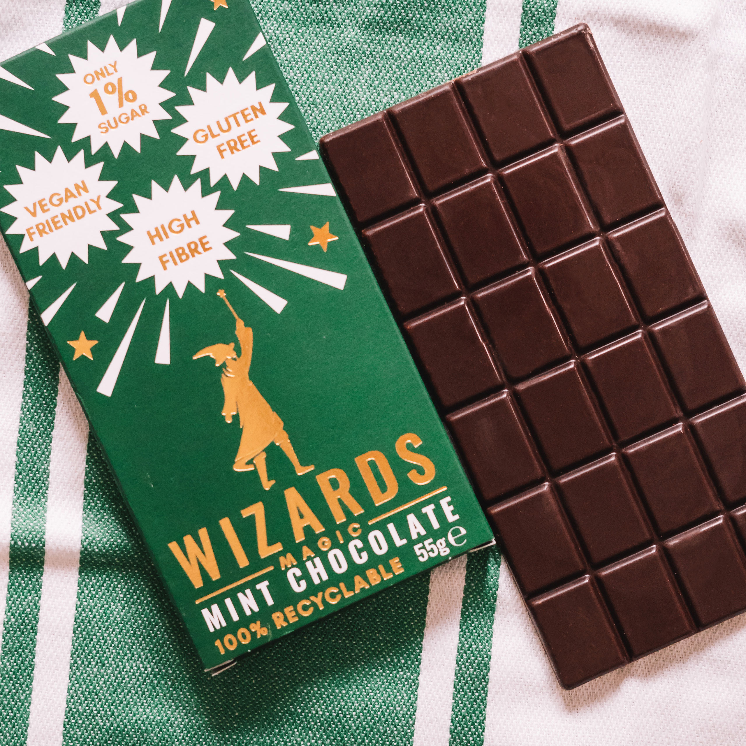 Wizards Magic - Chocolat à la menthe 12 tablettes
