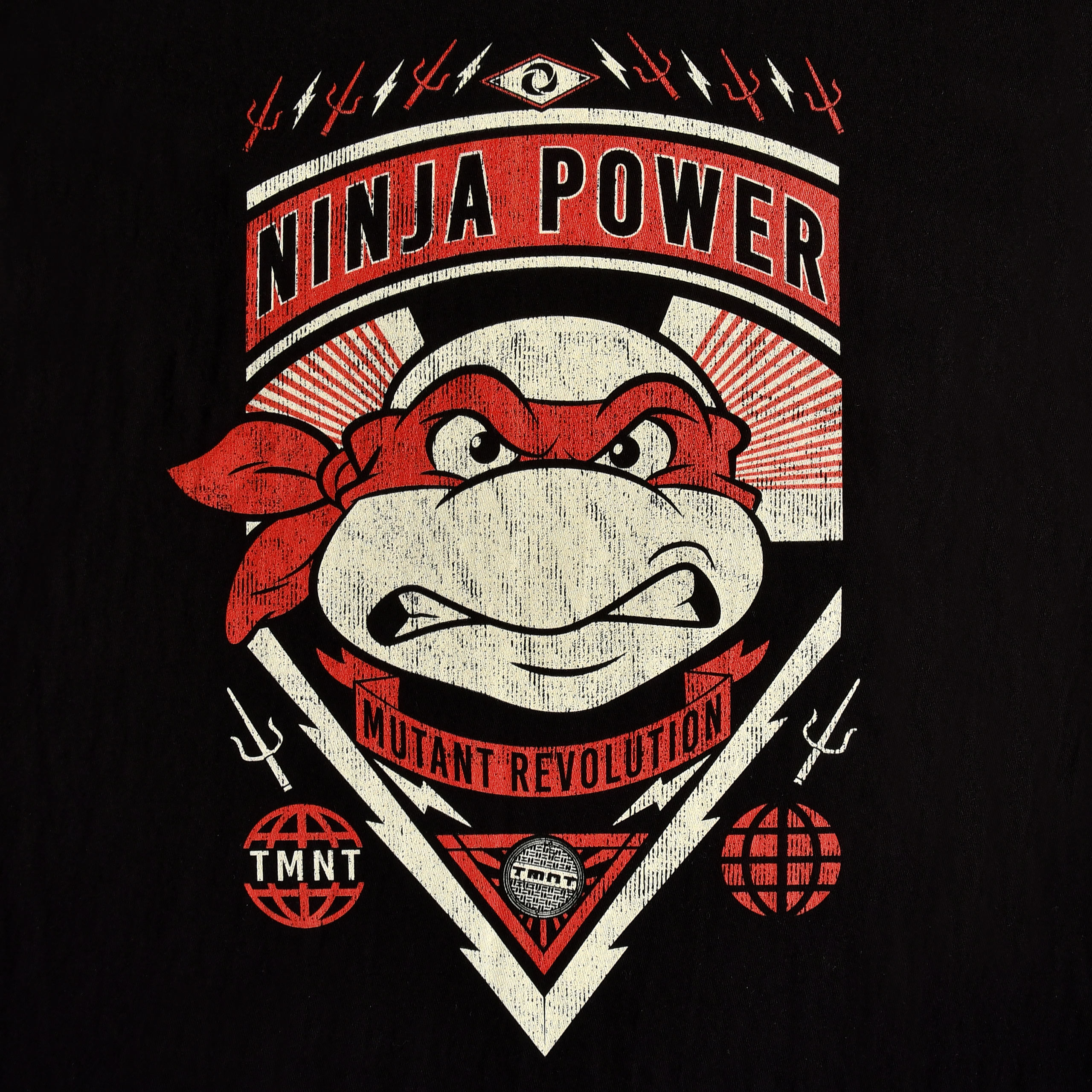 Teenage Mutant Ninja Turtles - T-shirt Ninja Power noir
