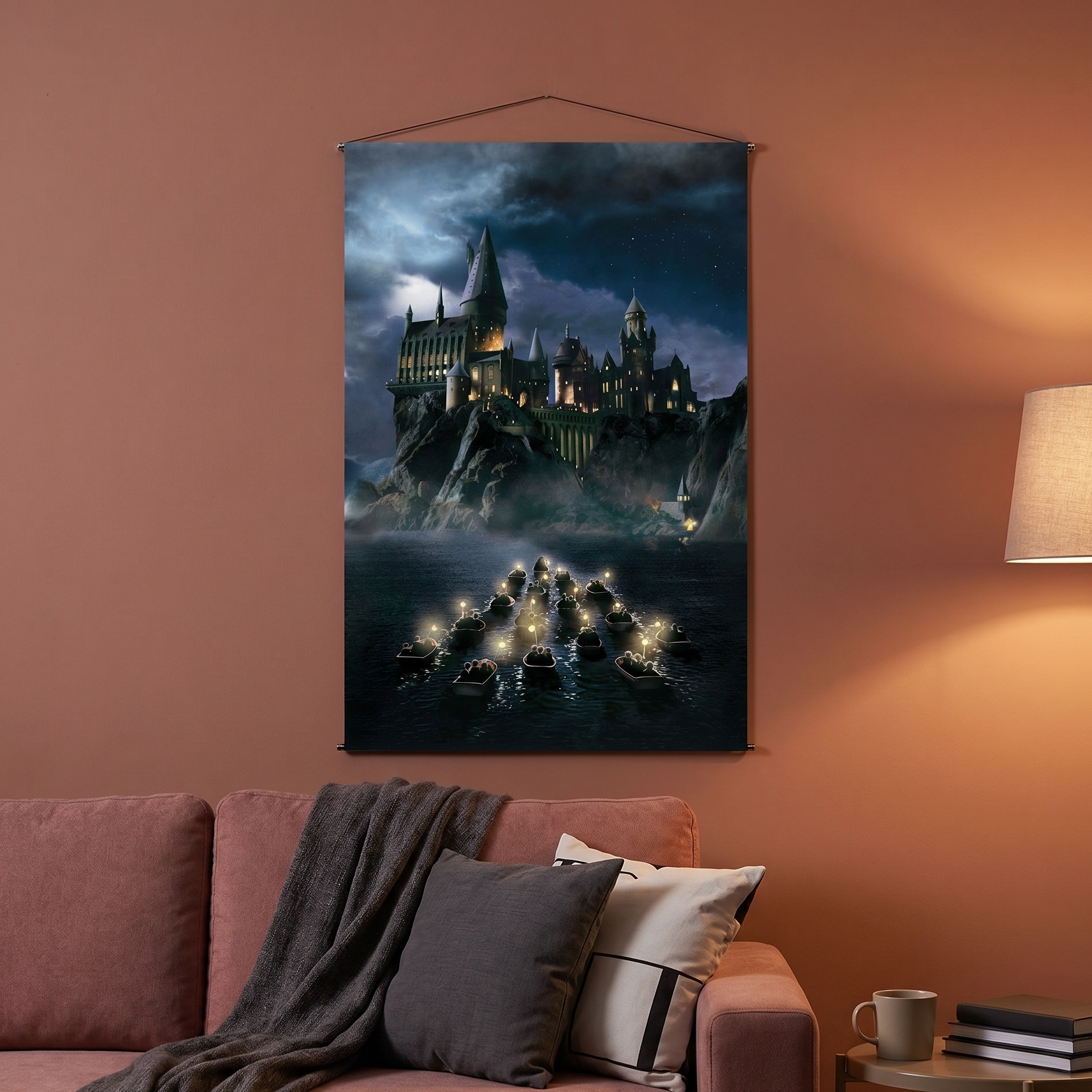 Harry Potter - Póster de tela Hogwarts