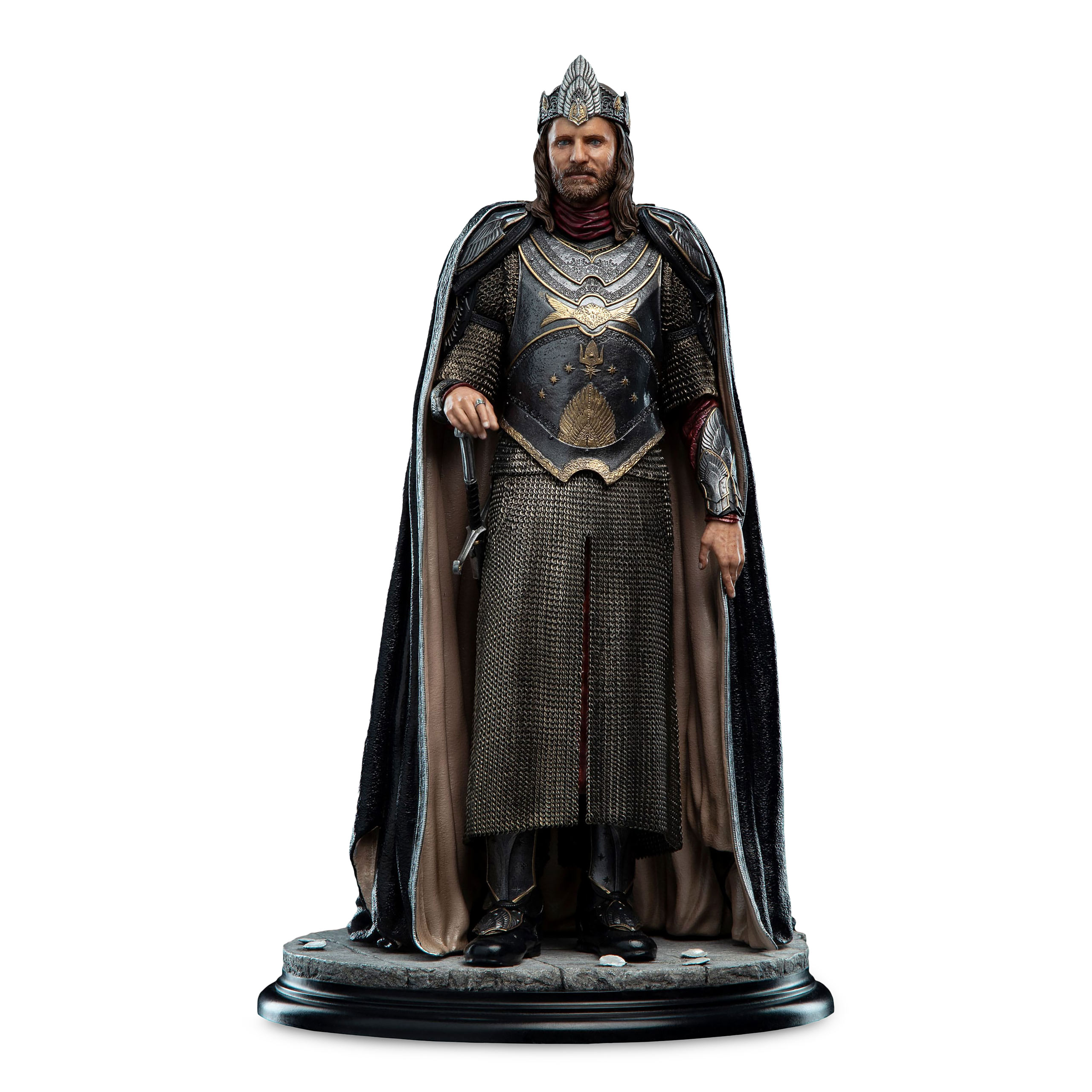 Le Seigneur des Anneaux - Figurine Roi Aragorn Série Classique