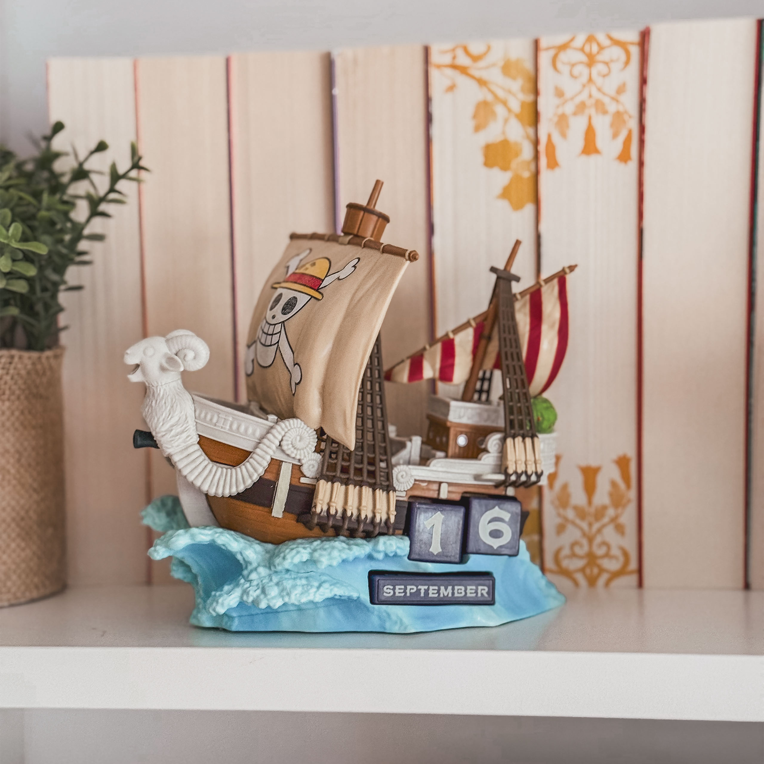 One Piece - Going Merry perpetuele 3D-kalender