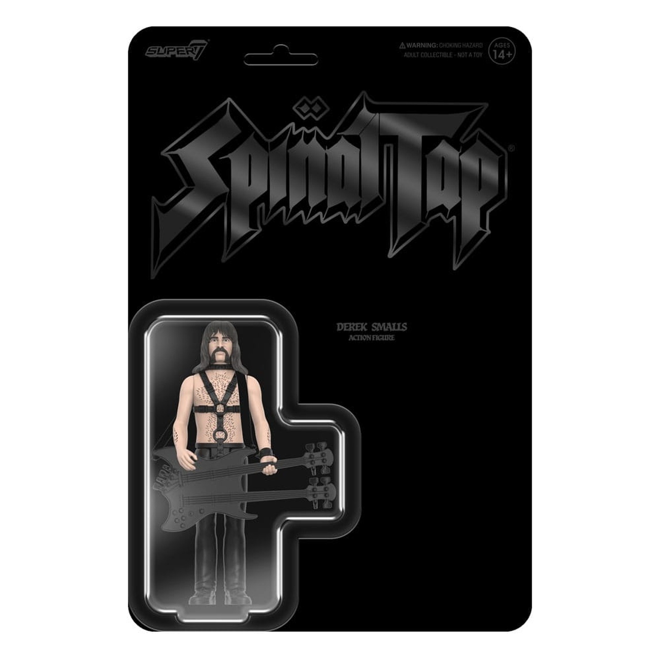 Spinal Tap action figure ReAction Wave 02 Derek Smalls (None More Black) 10 cm