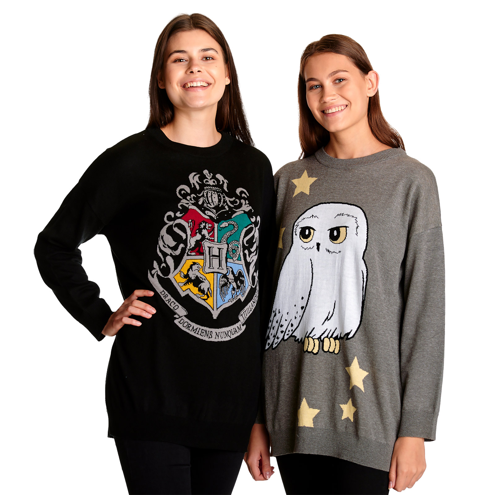 Harry Potter - Hedwig Oversize Sweater gray