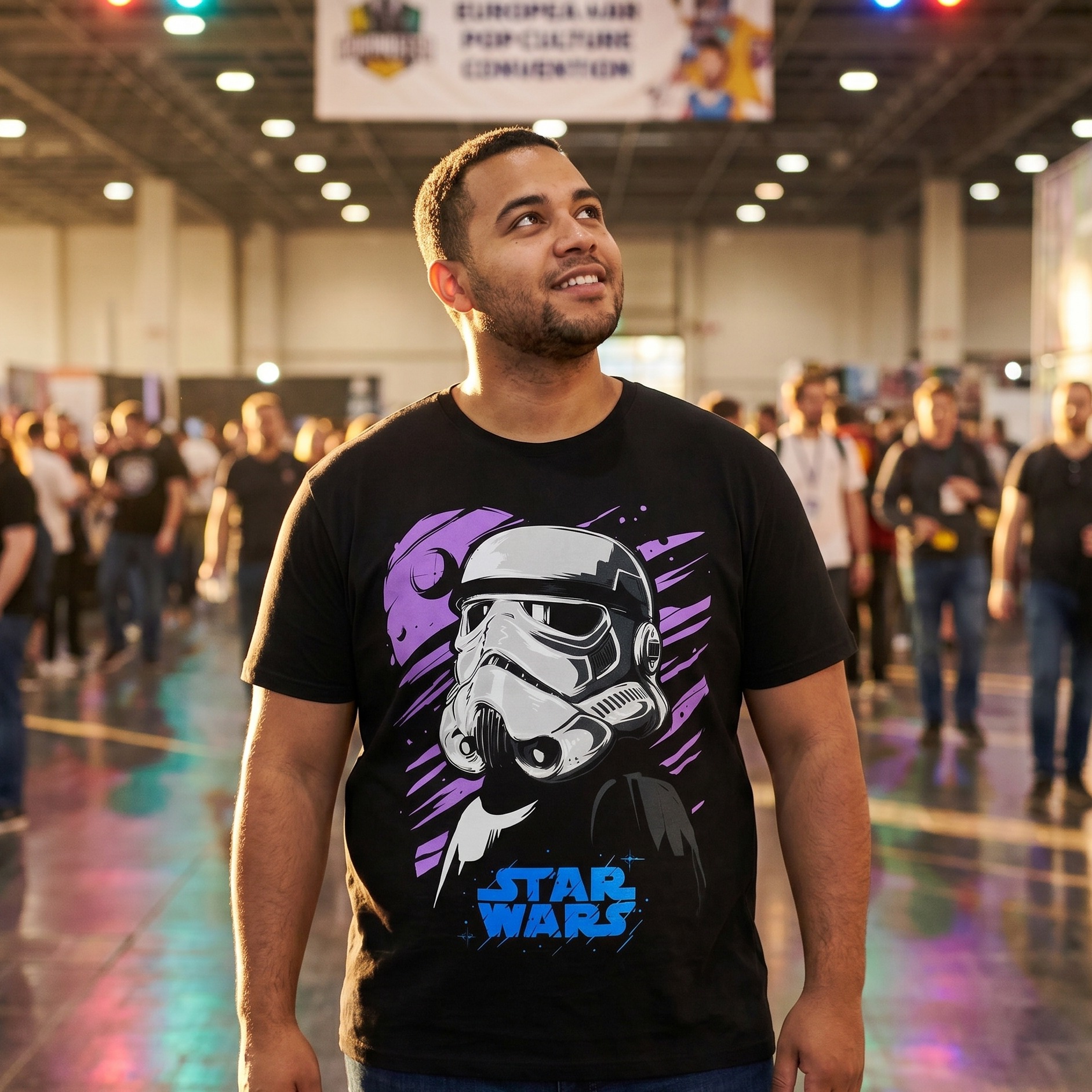 Star Wars - Camiseta Galaxy Stormtrooper negra