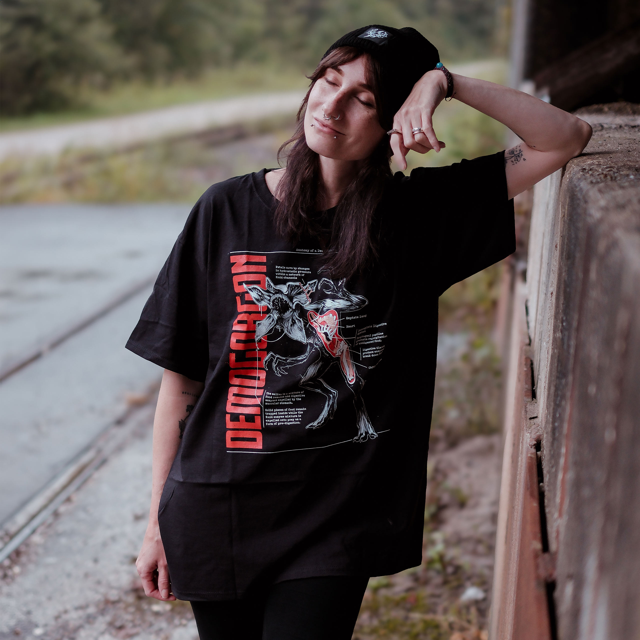 Stranger Things - Camiseta Anatomía de un Demogorgon