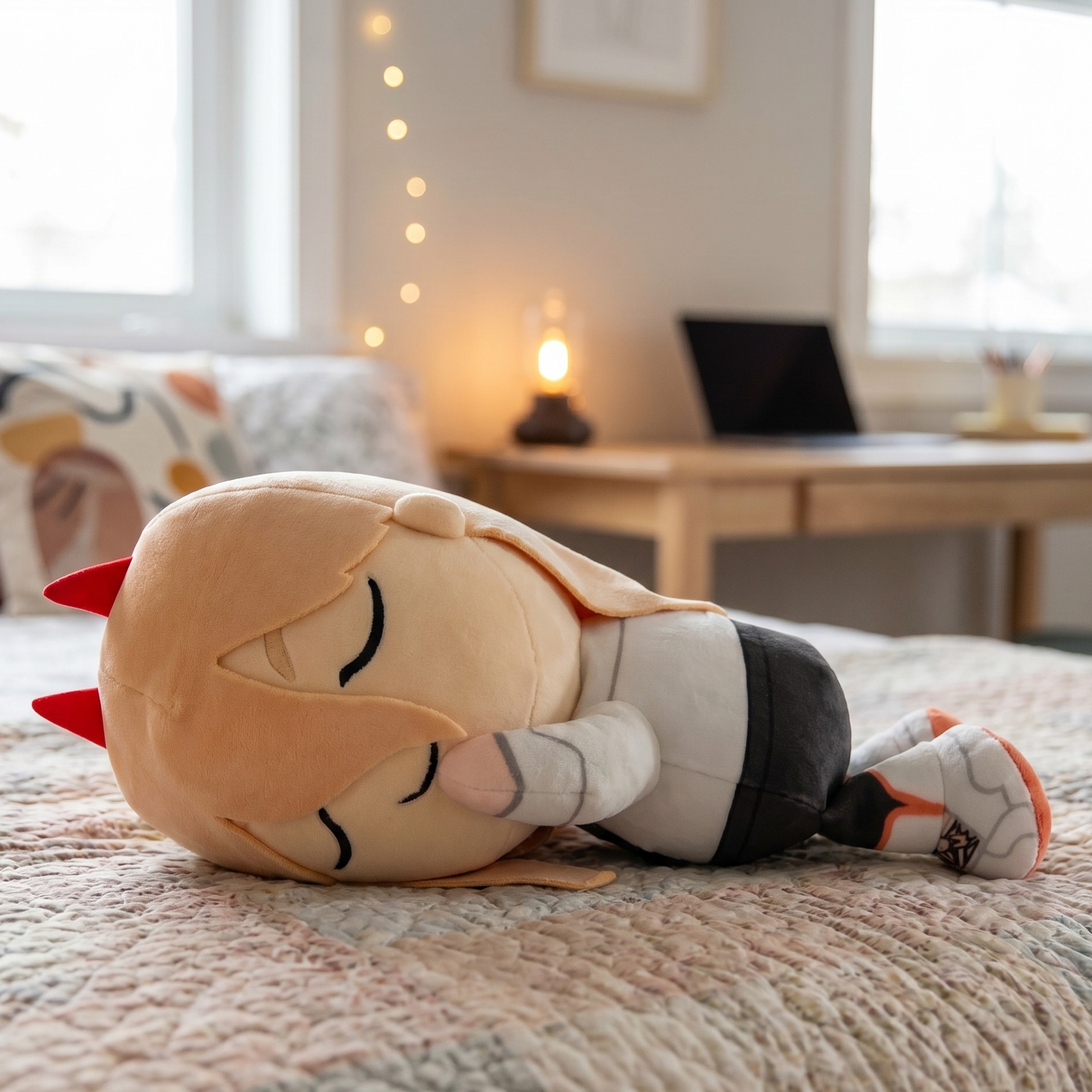 Chainsaw Man - Power durmiendo Figura de peluche Mocchi-Mocchi