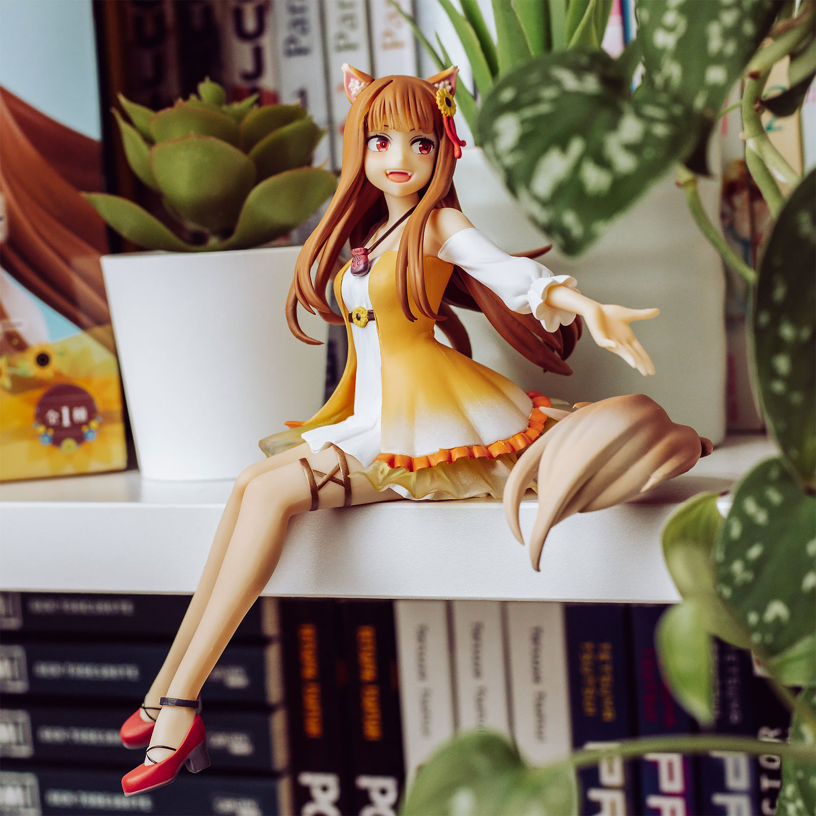 Spice and Wolf - Holo Noodle Stopper Figuur Zonnebloem Jurk Versie