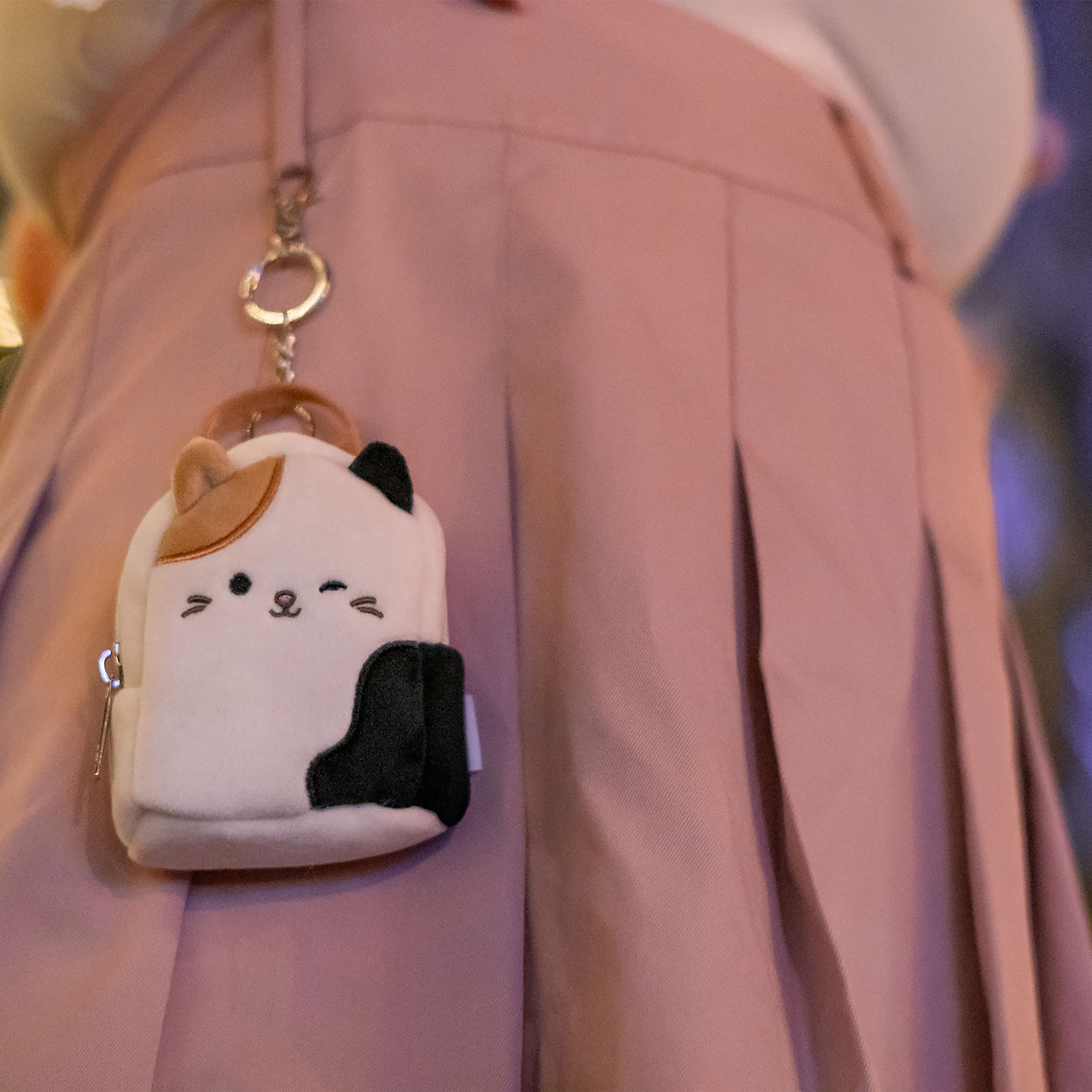 Squishmallows - Porte-clés en peluche sac à dos Cameron