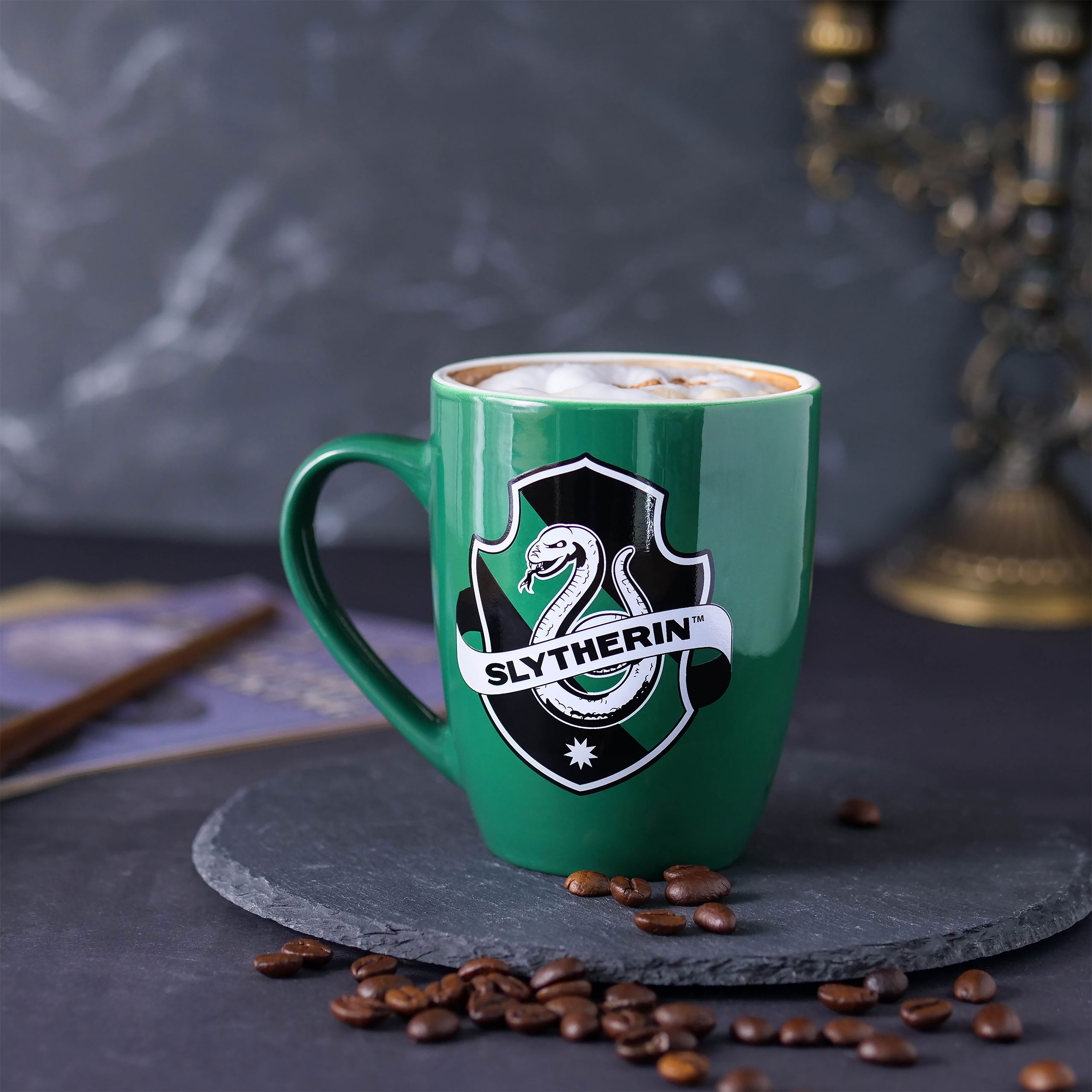 Slytherin Logo Tasse grün - Harry Potter
