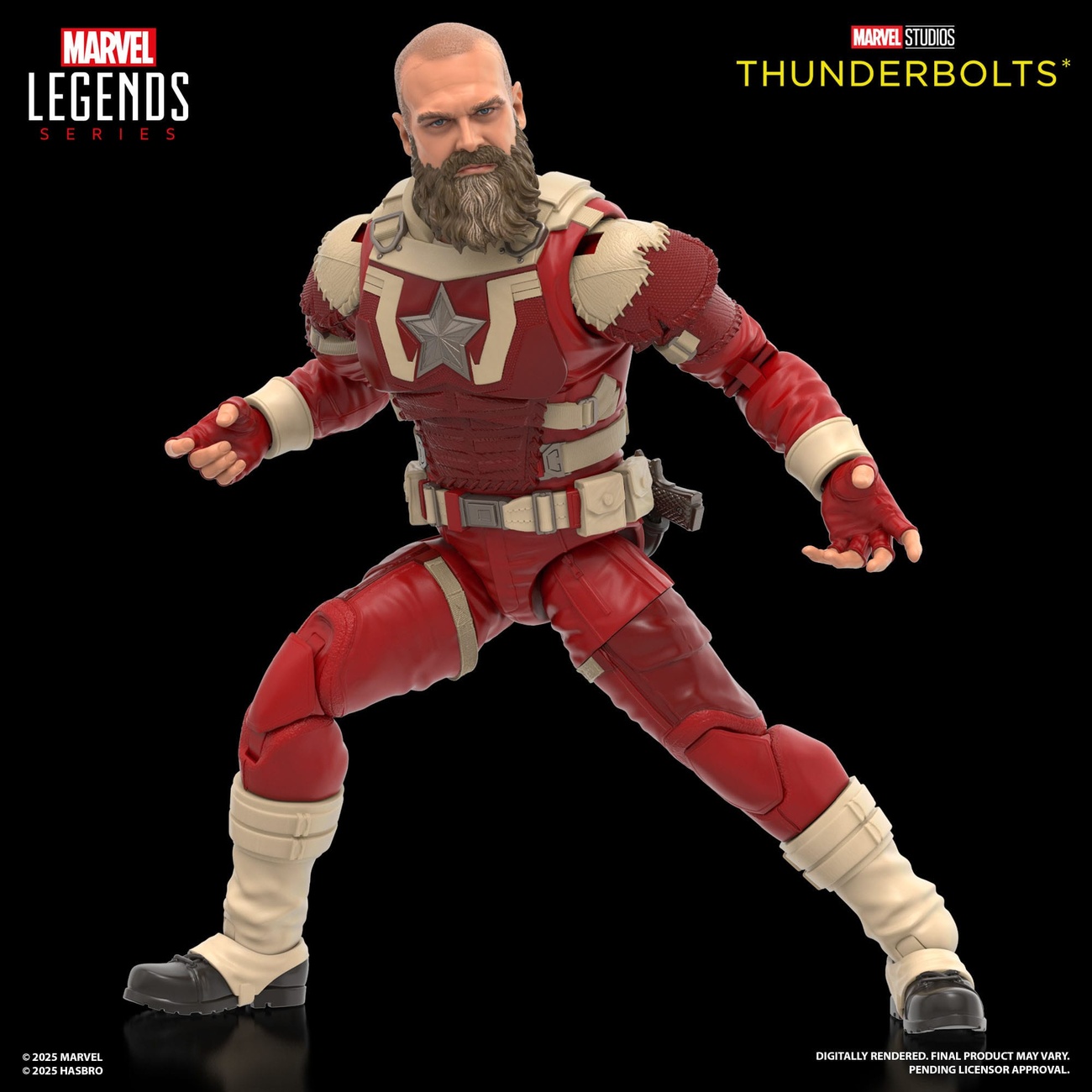 Thunderbolts Marvel Legends actionfigurer 2-pack Yelena Belova & Red Guardian 15 cm
