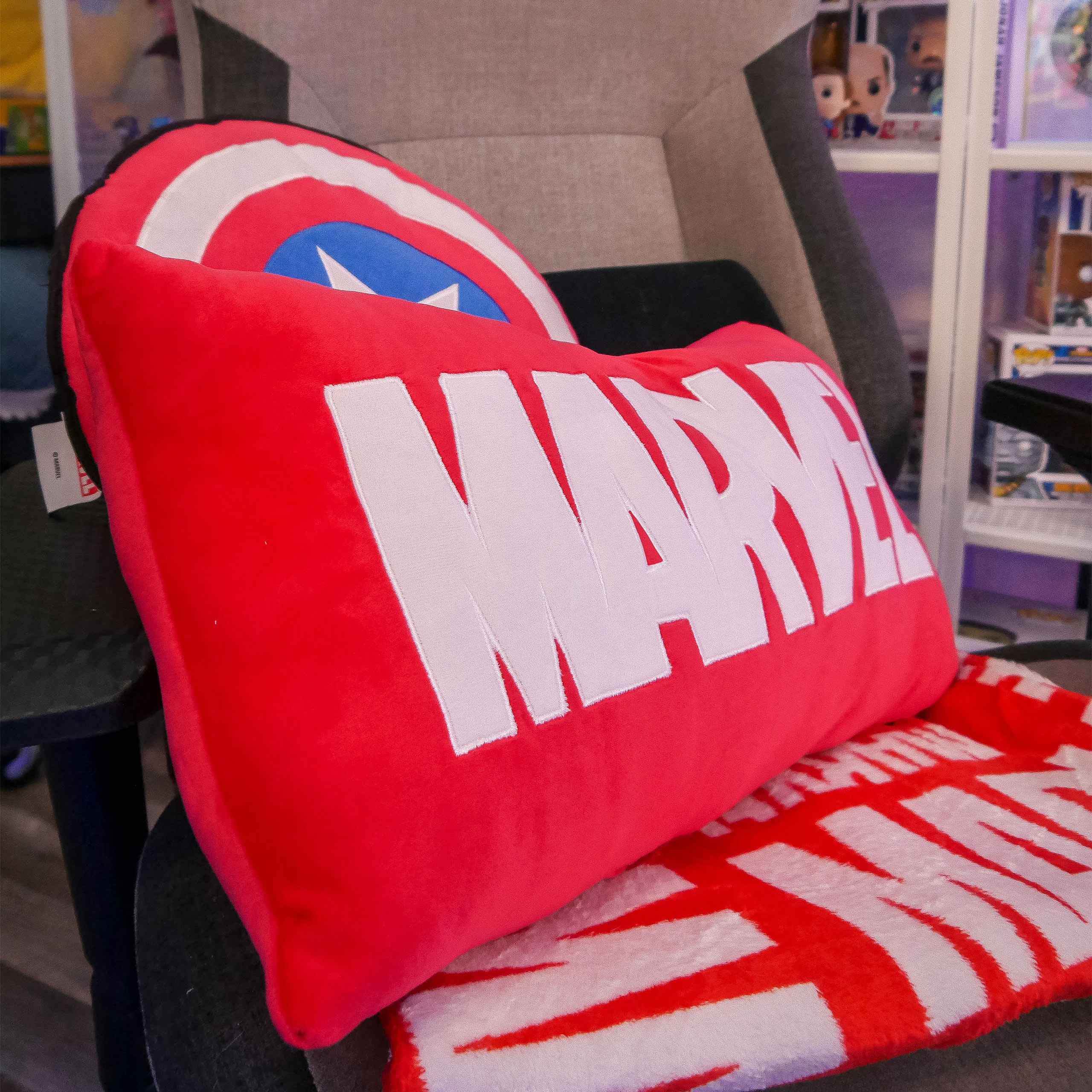 Marvel - Cuscino Logo rosso